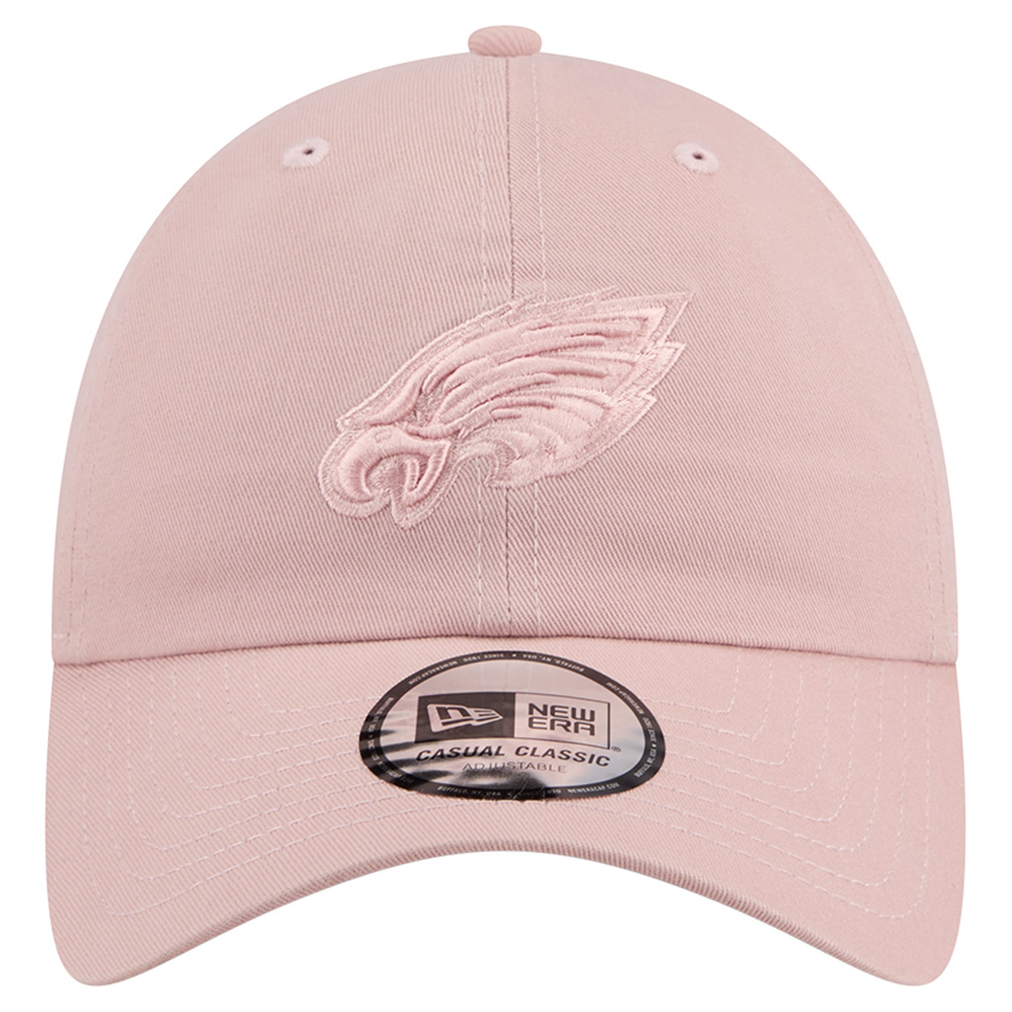 Casquette New Era rose Philadelphia Eagles pour femme, style classique décontracté et ajustable