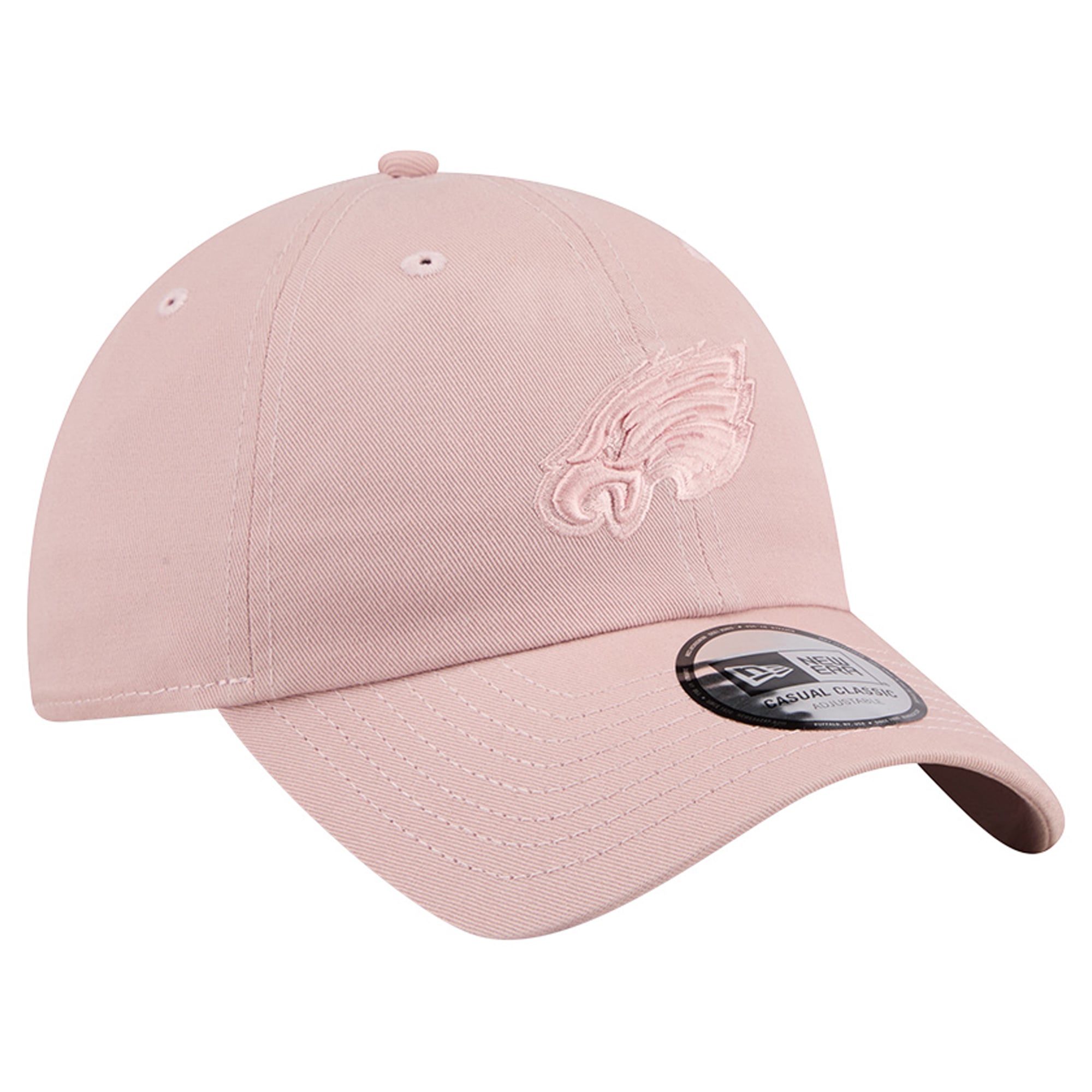 Casquette New Era rose Philadelphia Eagles pour femme, style classique décontracté et ajustable