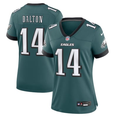 Andy Dalton Philadelphia Eagles Nike Women's Team Game Jersey - Midnight Green
