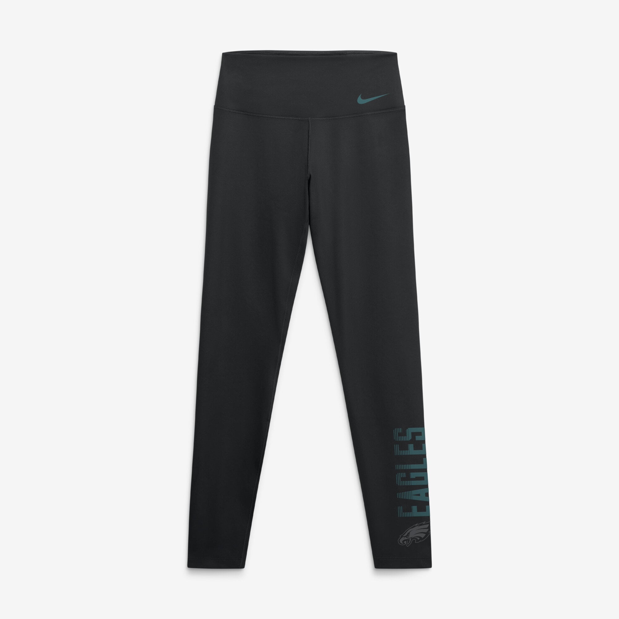 Leggings Nike pour femmes, noirs, Philadelphia Eagles Primetime One, taille haute, Dri-FIT