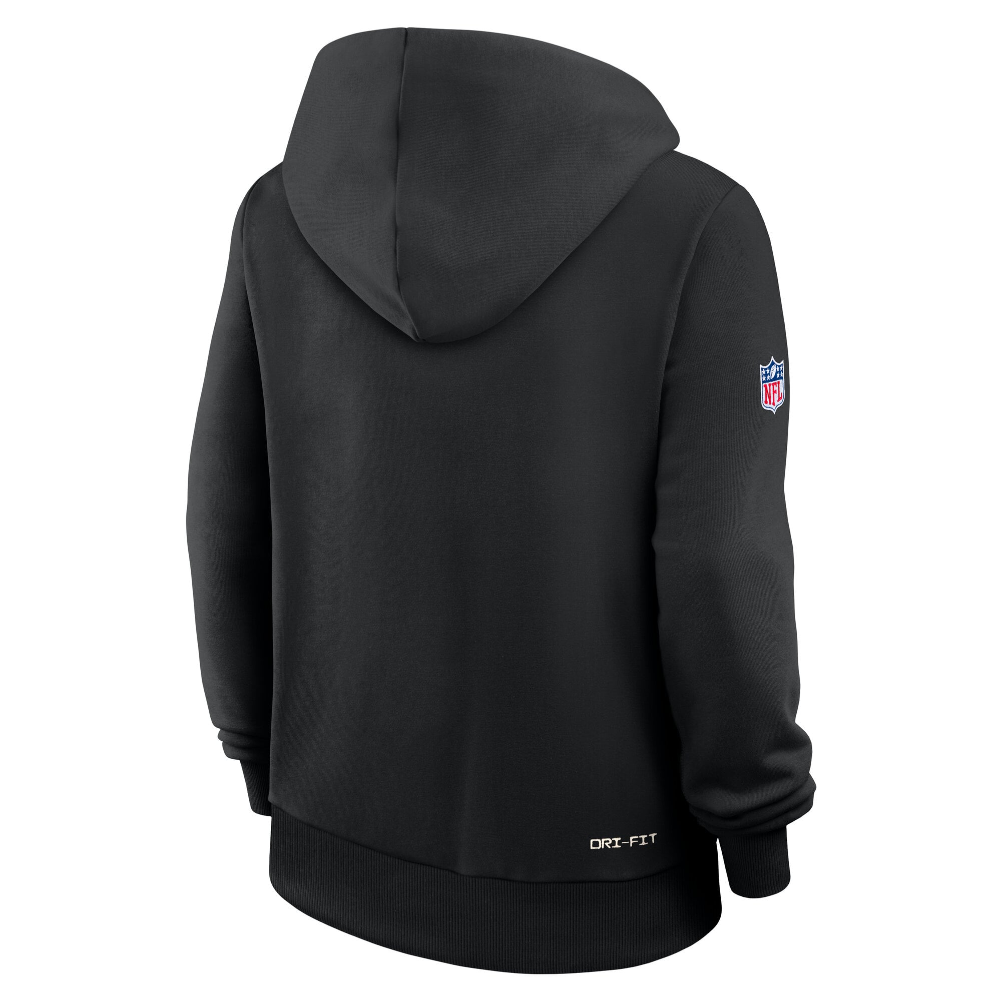 Women's Nike Black Philadelphia Eagles Sideline Standard Issue Dri-FIT Hoodie