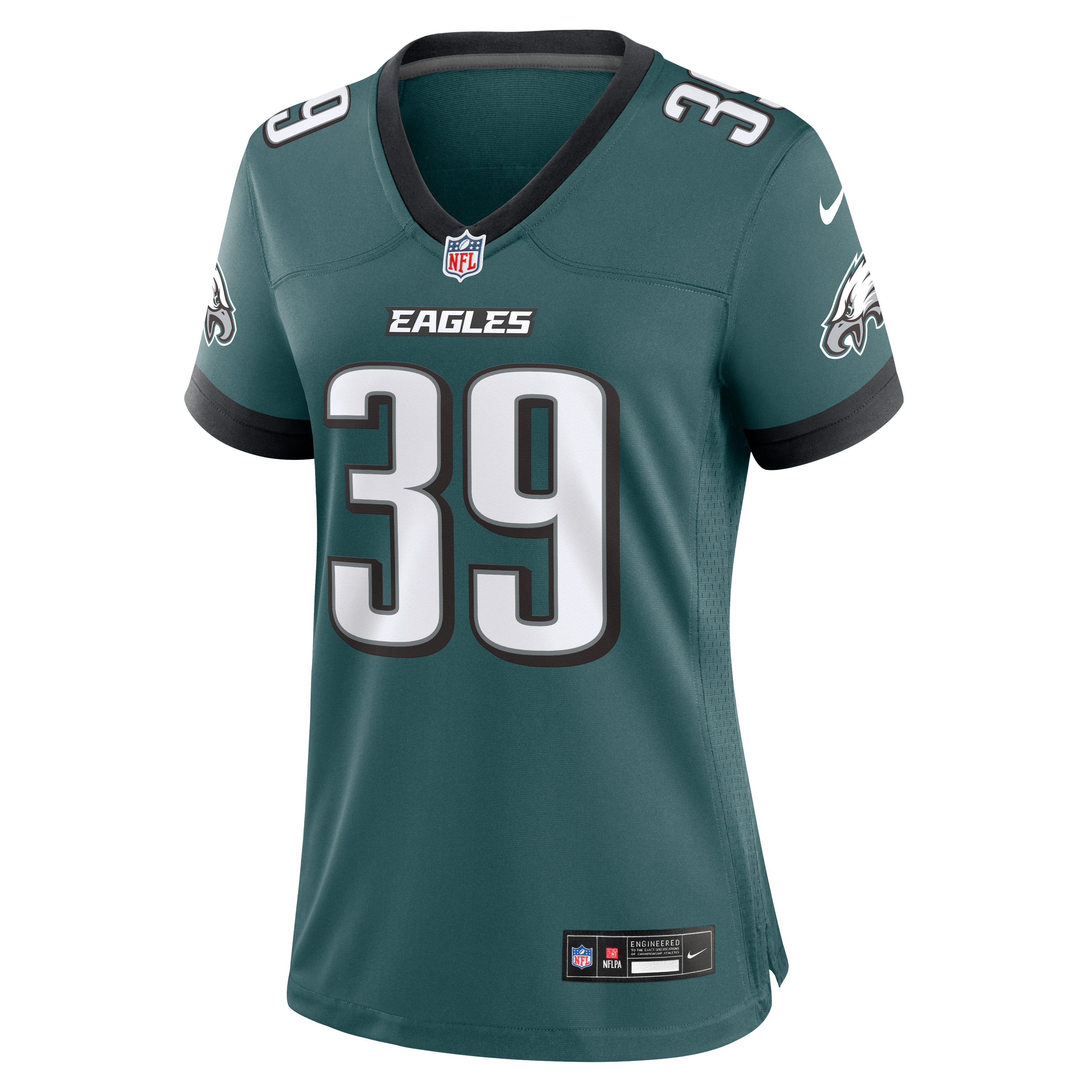 Women's Nike Dameon Pierce Midnight Green Philadelphia Eagles Team Game Jersey