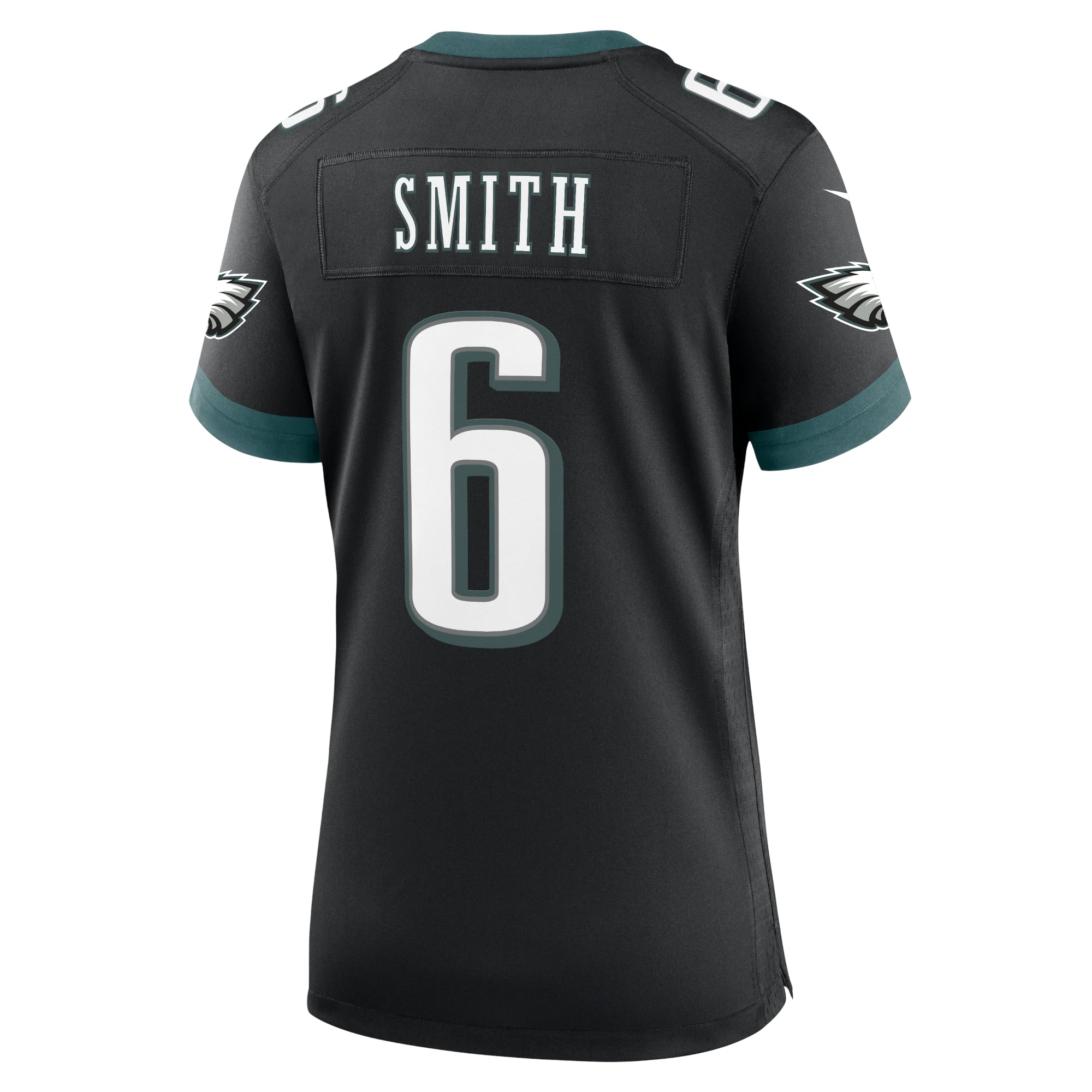 Maillot de match alternatif Nike DeVonta Smith pour femme, noir, Philadelphia Eagles