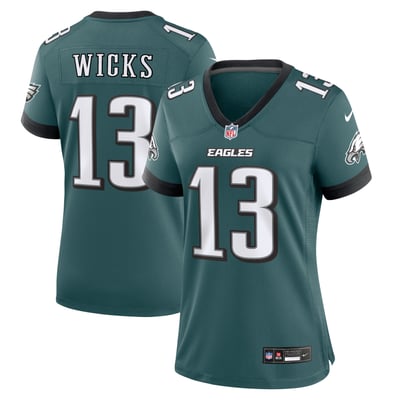 Dontayvion Wicks Philadelphia Eagles Nike Women's Team Game Jersey - Midnight Green