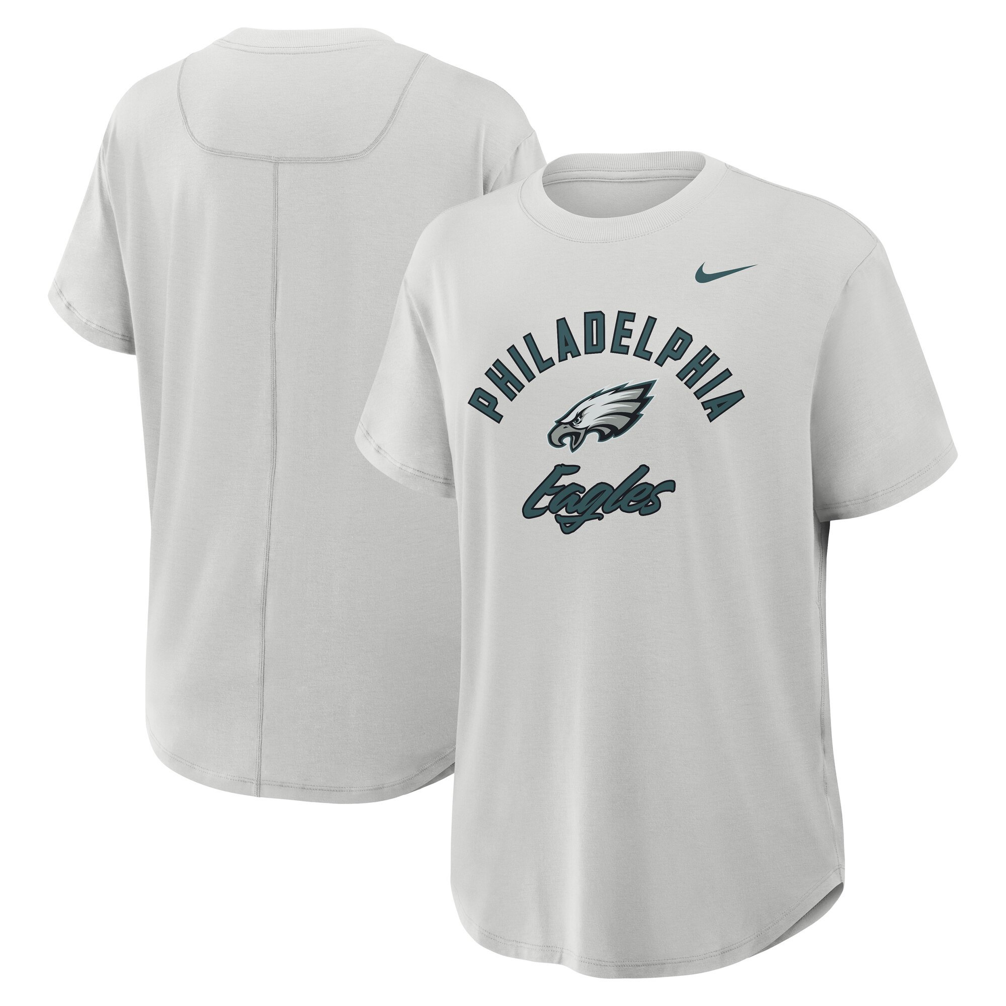 Women's Nike Gray Philadelphia Eagles One Dri-FIT T-Shirt