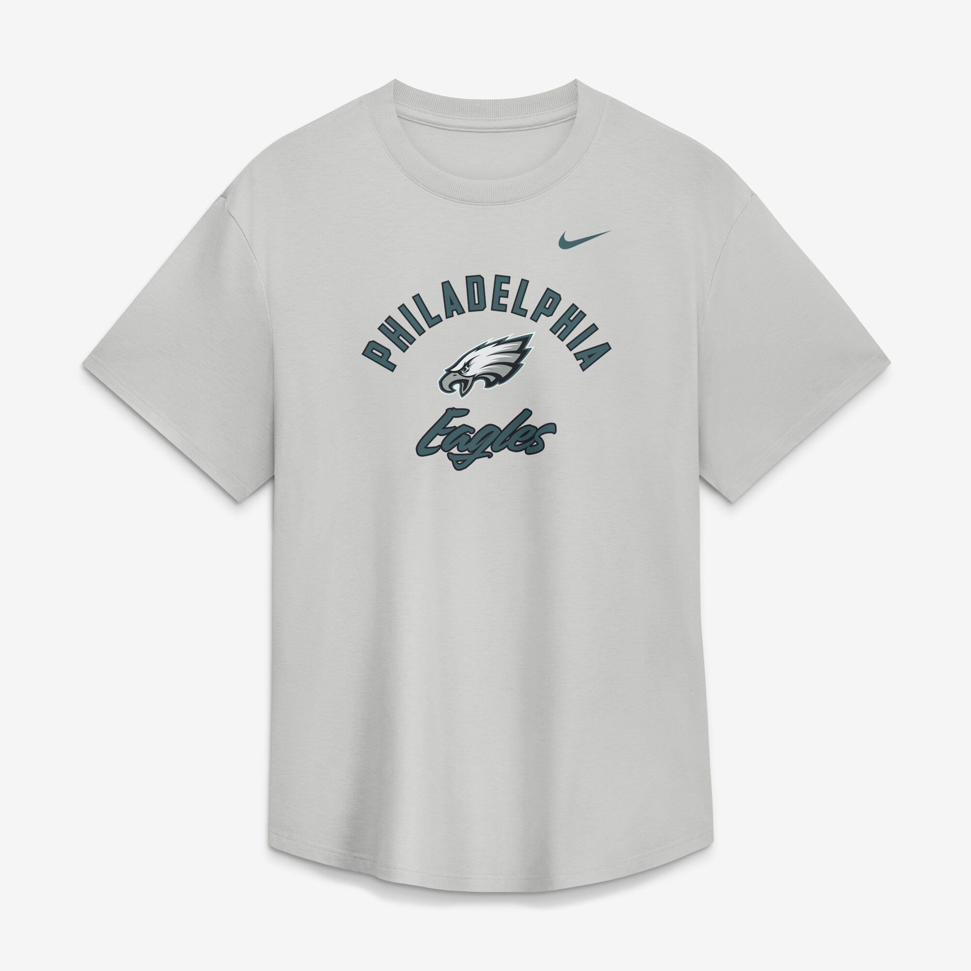 Women's Nike Gray Philadelphia Eagles One Dri-FIT T-Shirt