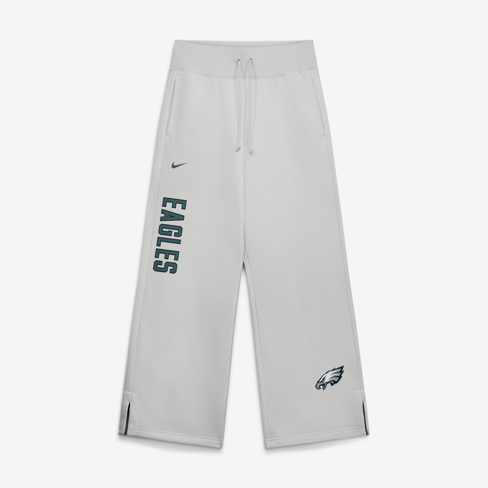 Pantalon de survêtement large en polaire Nike Philadelphia Eagles Primetime Phoenix gris pour femme