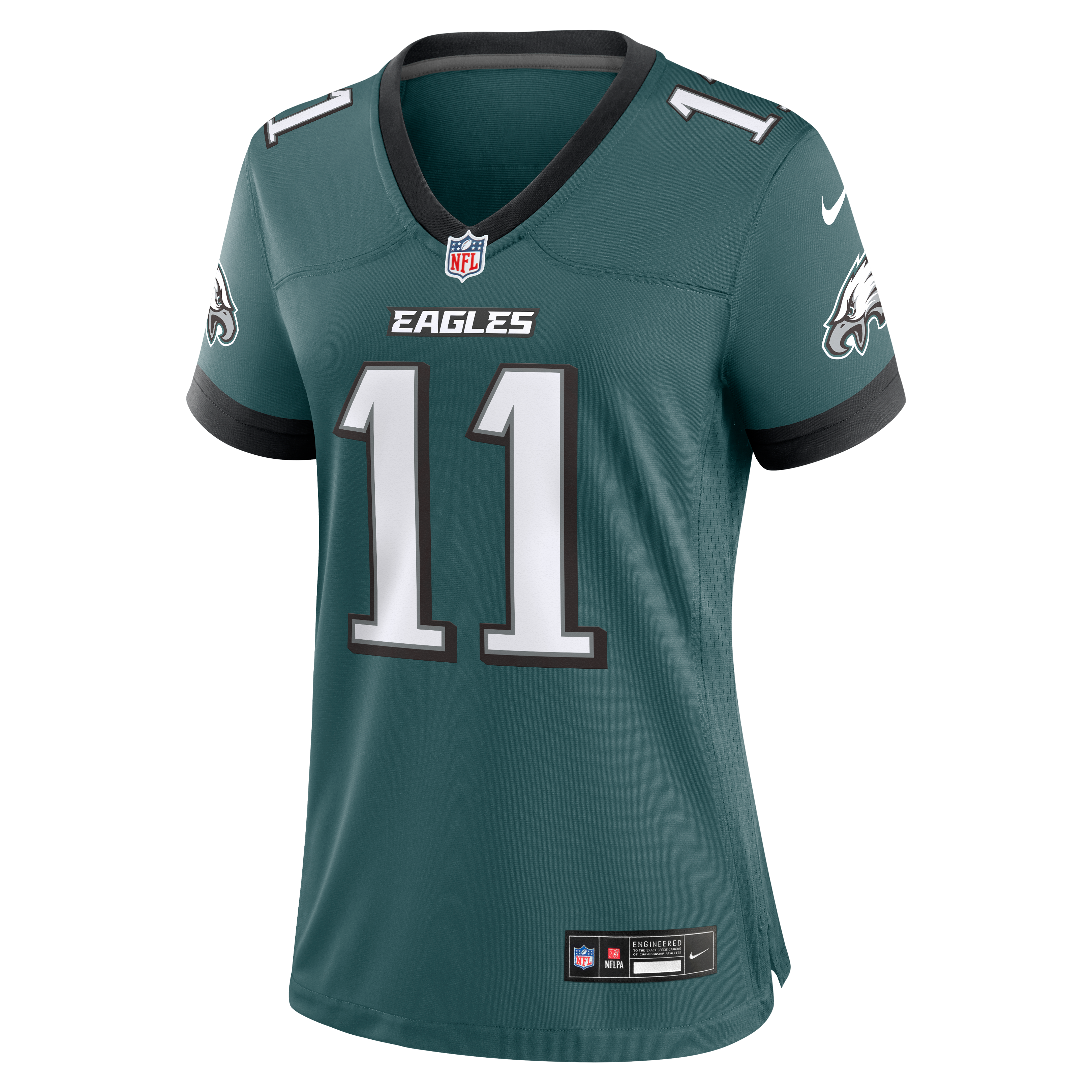 Women's Nike Jihaad Campbell Midnight Green Philadelphia Eagles Team Game Jersey