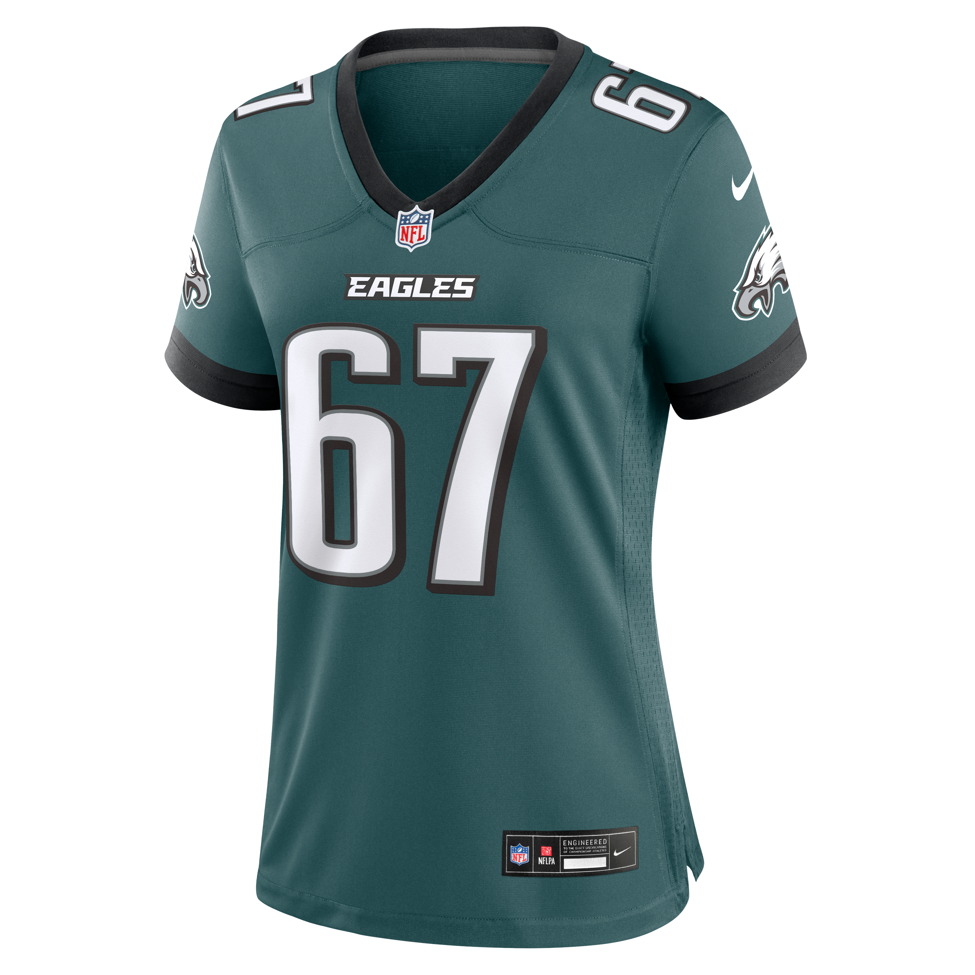 Women's Nike John Ojukwu Midnight Green Philadelphia Eagles Team Game Jersey