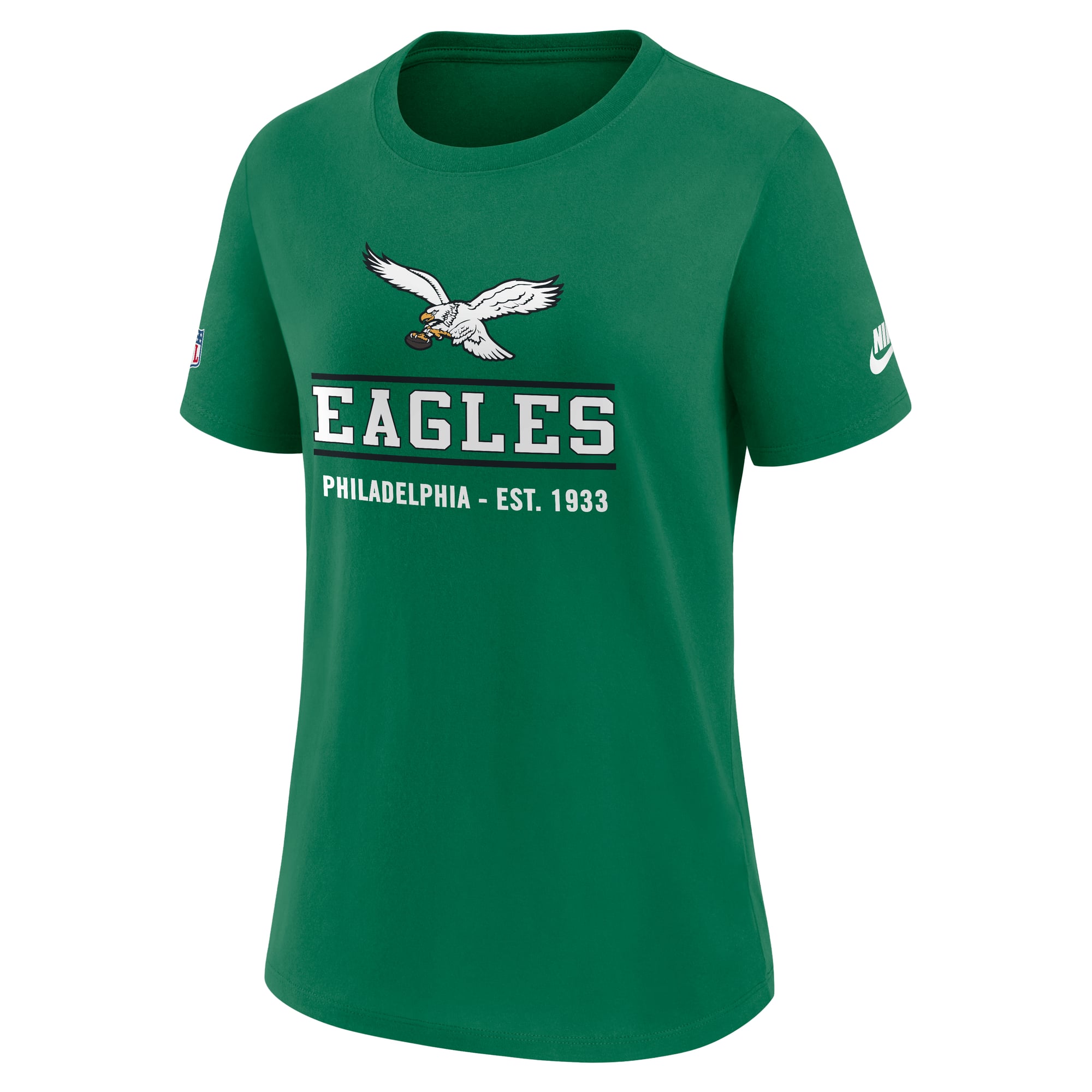 Women's Nike Kelly Green Philadelphia Eagles Sideline Alt Dri-FIT T-Shirt