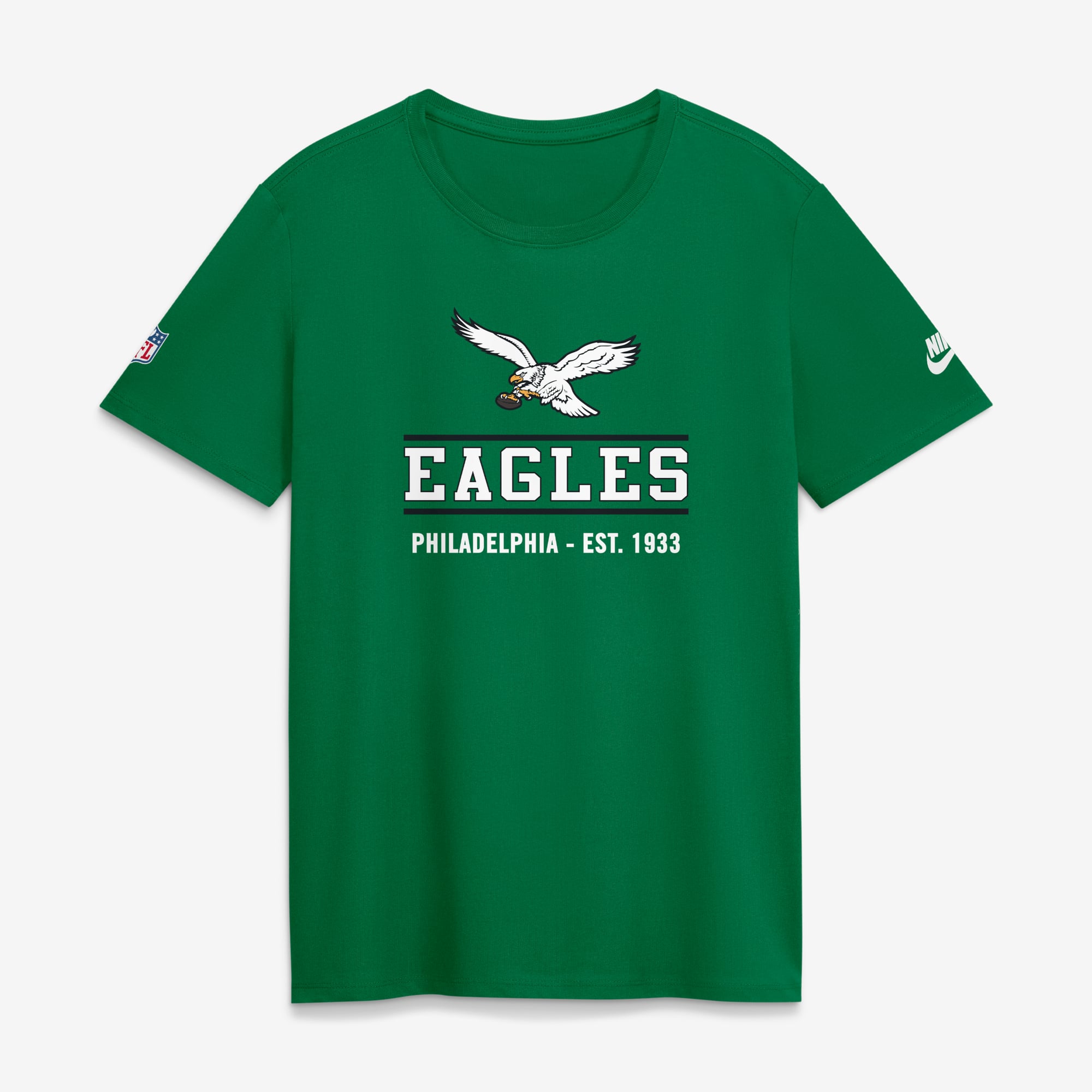 Women's Nike Kelly Green Philadelphia Eagles Sideline Alt Dri-FIT T-Shirt