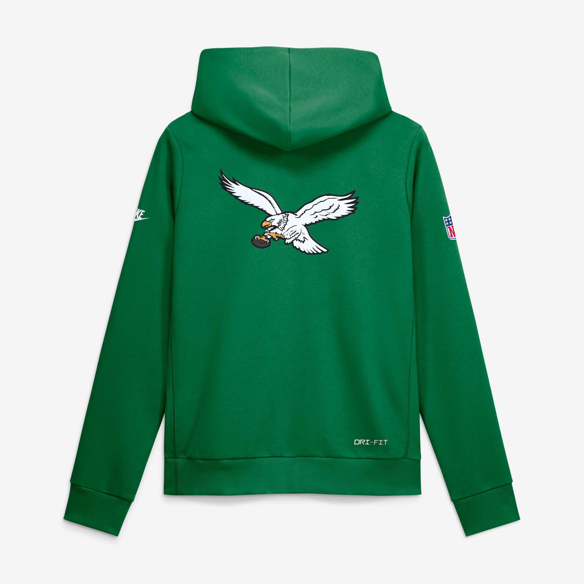 Sweat à capuche Nike Kelly Green Philadelphia Eagles Sideline Standard Issue Alternate Dri-FIT pour femme