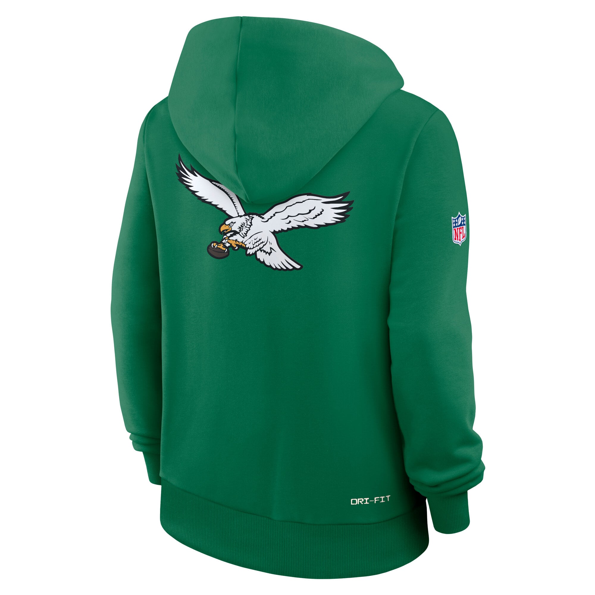 Sweat à capuche Nike Kelly Green Philadelphia Eagles Sideline Standard Issue Alternate Dri-FIT pour femme