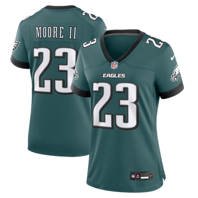 Kenny Moore II Philadelphia Eagles Nike Women's Team Game Jersey - Midnight Green