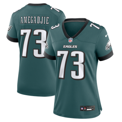 Kiran Amegadjie Philadelphia Eagles Nike Women's Team Game Jersey - Midnight Green