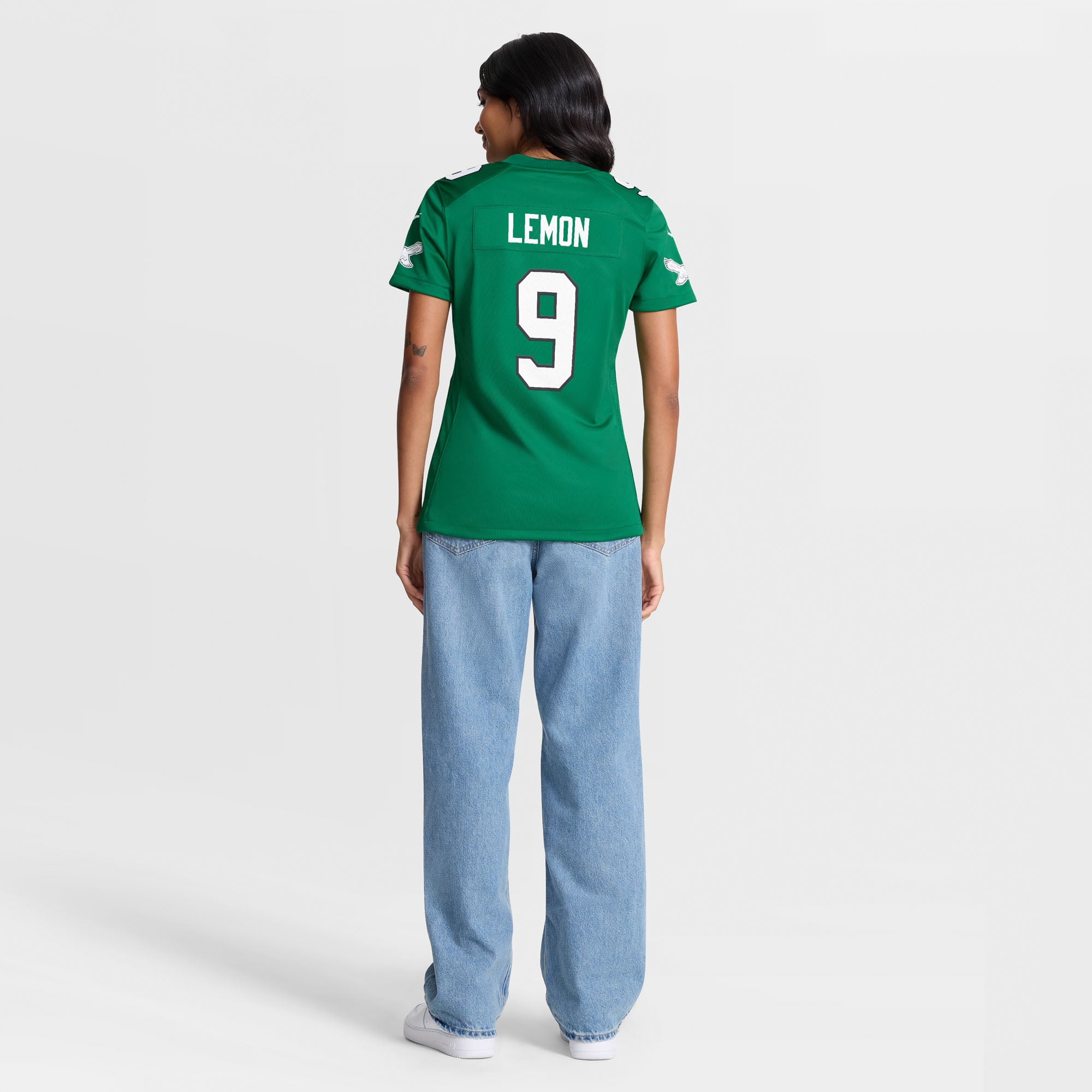 Maillot alternatif Nike Makai Lemon Kelly Green des Eagles de Philadelphie pour femmes