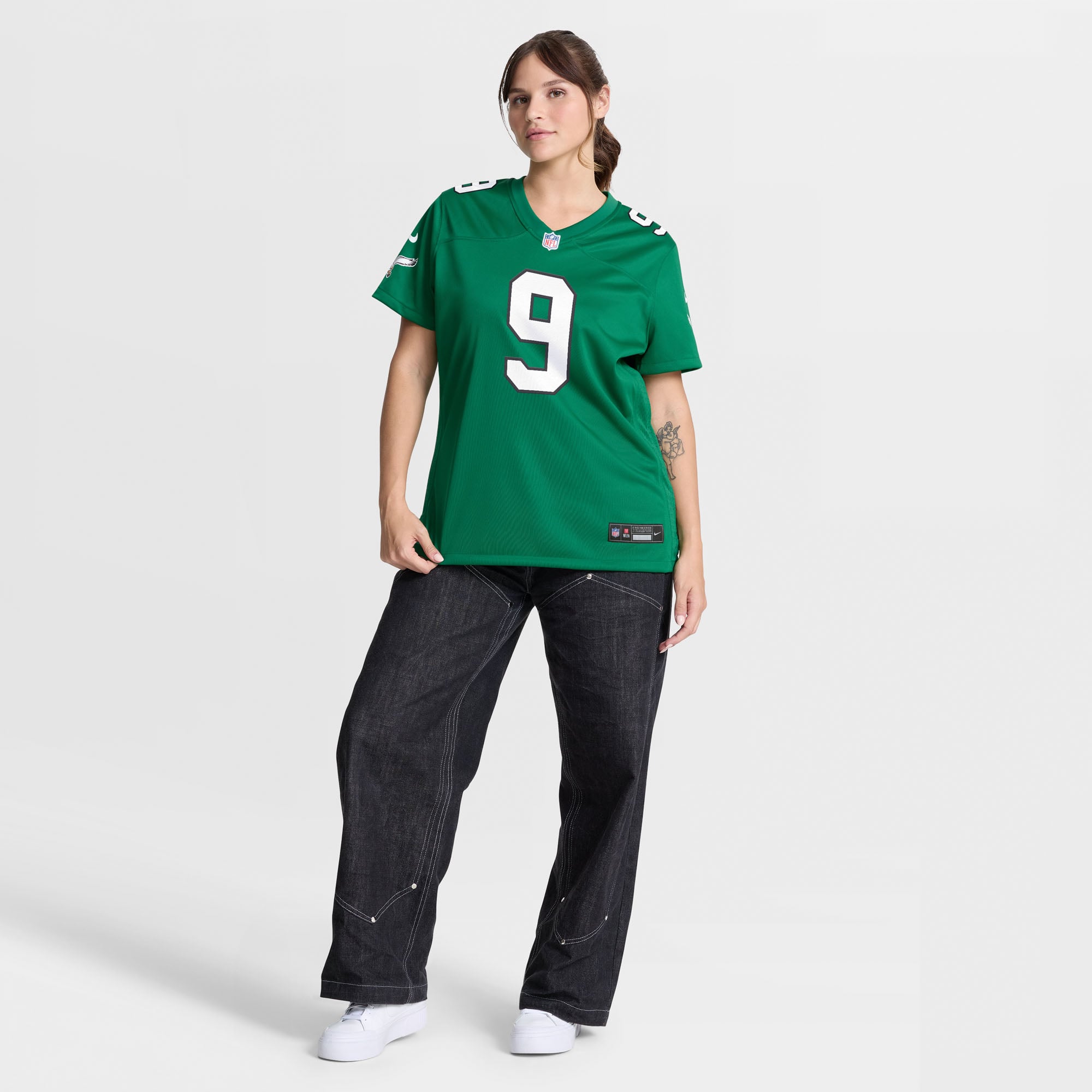 Maillot alternatif Nike Makai Lemon Kelly Green des Eagles de Philadelphie pour femmes
