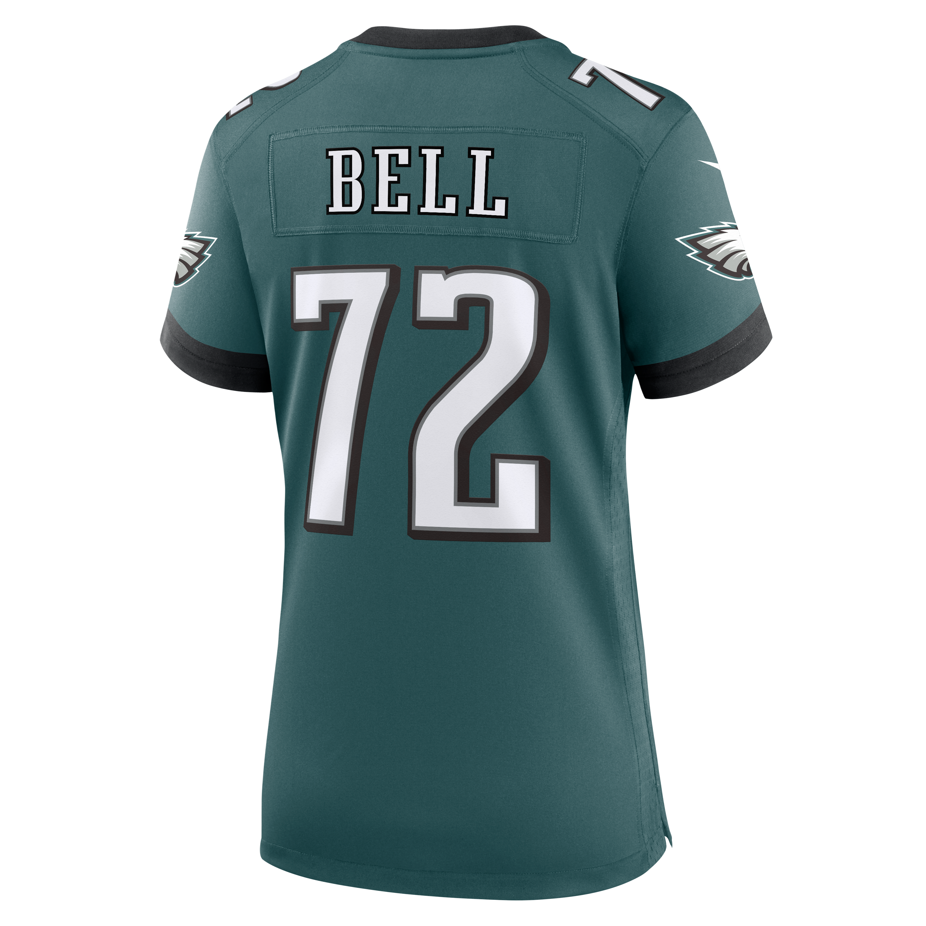 Women's Nike Markel Bell Midnight Green Philadelphia Eagles Team Game Jersey