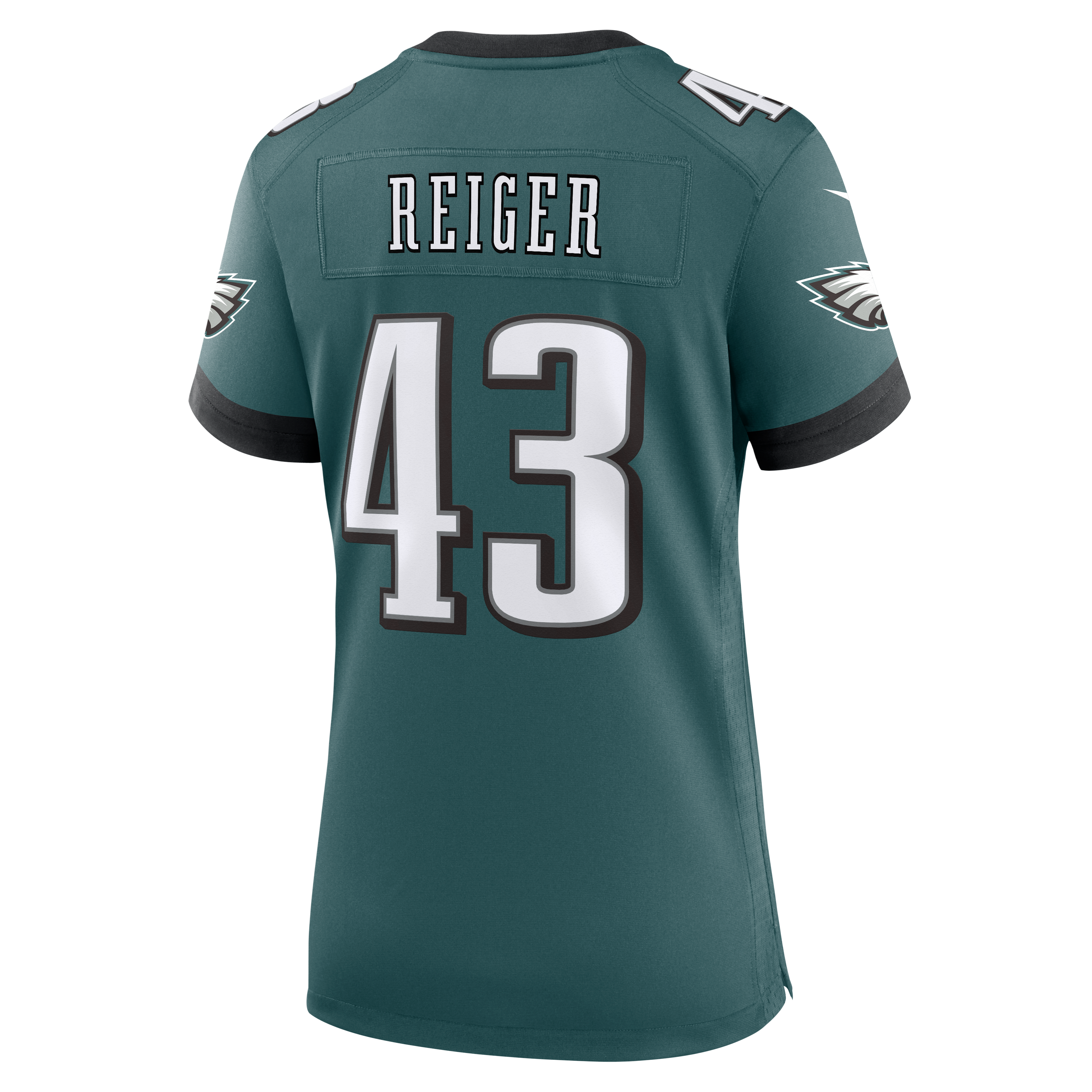 Women's Nike Mason Reiger Midnight Green Philadelphia Eagles Team Game Jersey