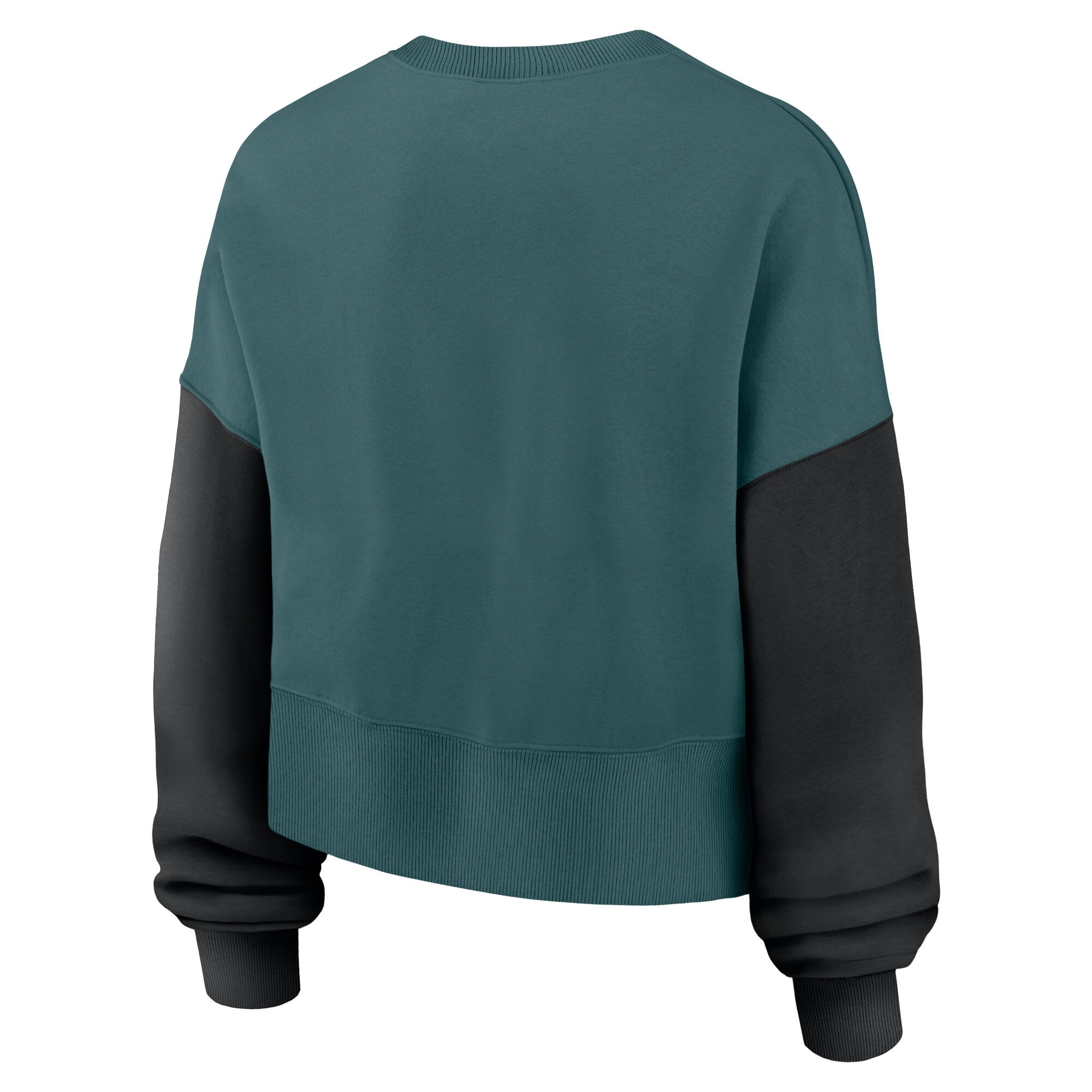 Sweat-shirt oversize à blocs de couleurs Nike vert nuit pour femme des Philadelphia Eagles