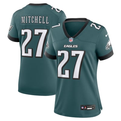 Quinyon Mitchell Philadelphia Eagles Nike Women's Team Game Jersey - Midnight Green
