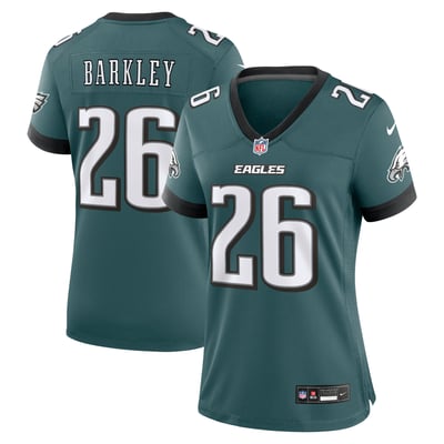 Saquon Barkley Philadelphia Eagles Nike Women's Team Game Jersey - Midnight Green