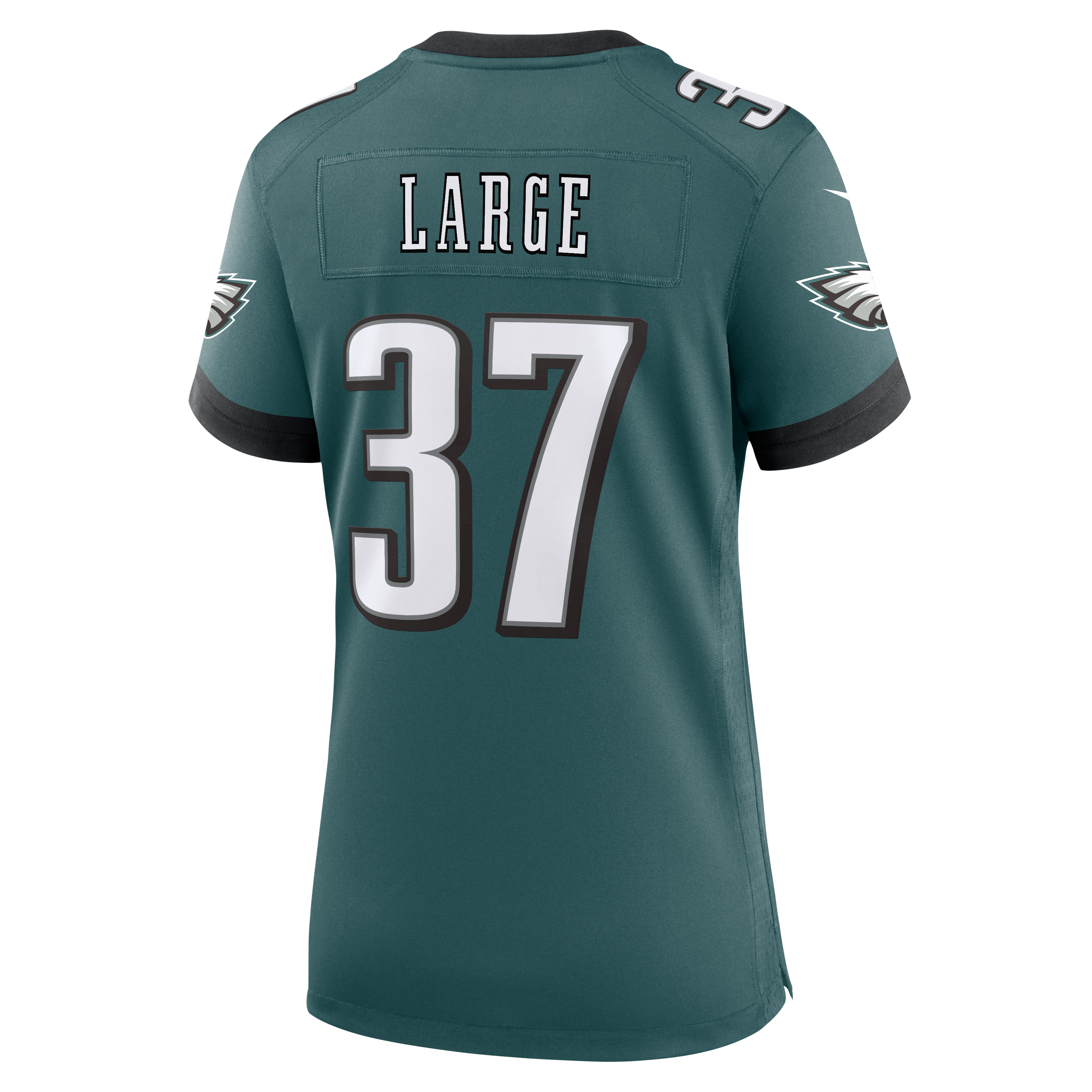 Maillot de match Nike Tucker pour femme, taille L, vert nuit, Philadelphia Eagles