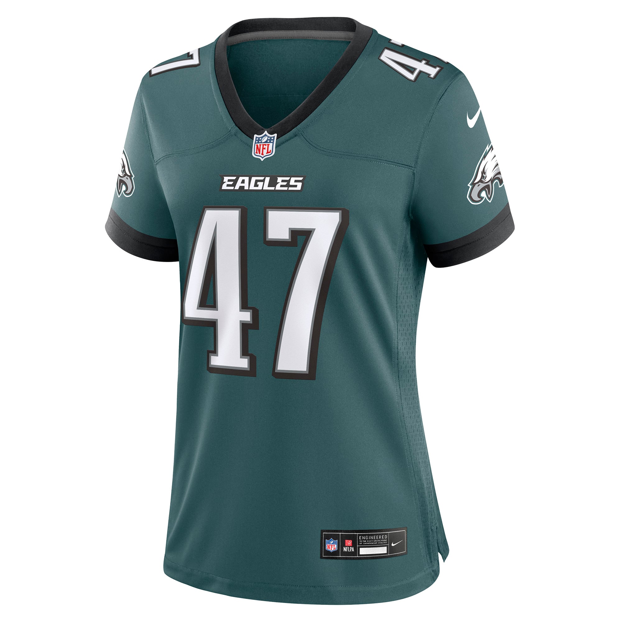 Women's Nike Xavier Gipson Midnight Green Philadelphia Eagles Team Game Jersey