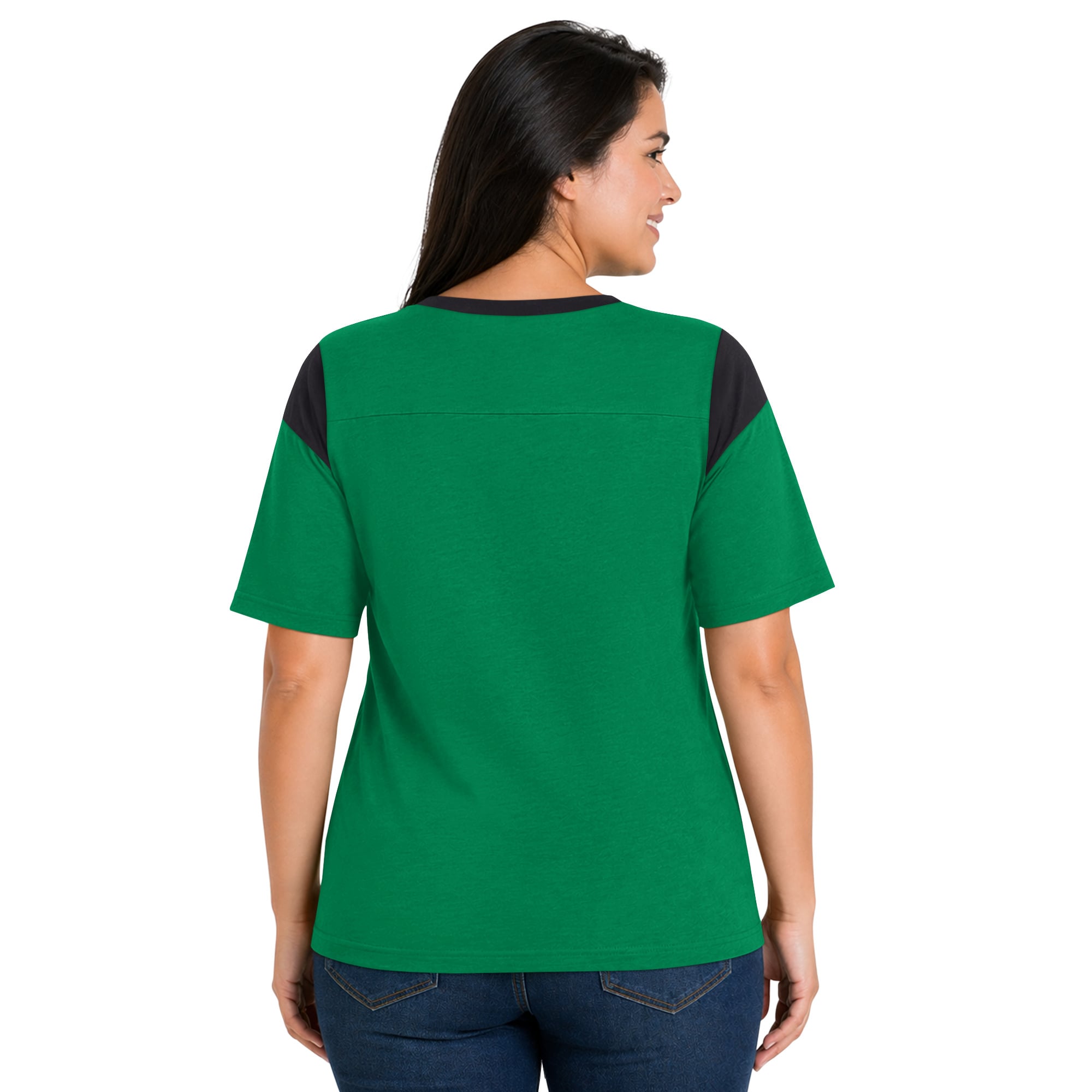 T-shirt Starter Green Philadelphia Eagles pour femme, grande taille, style linebacker