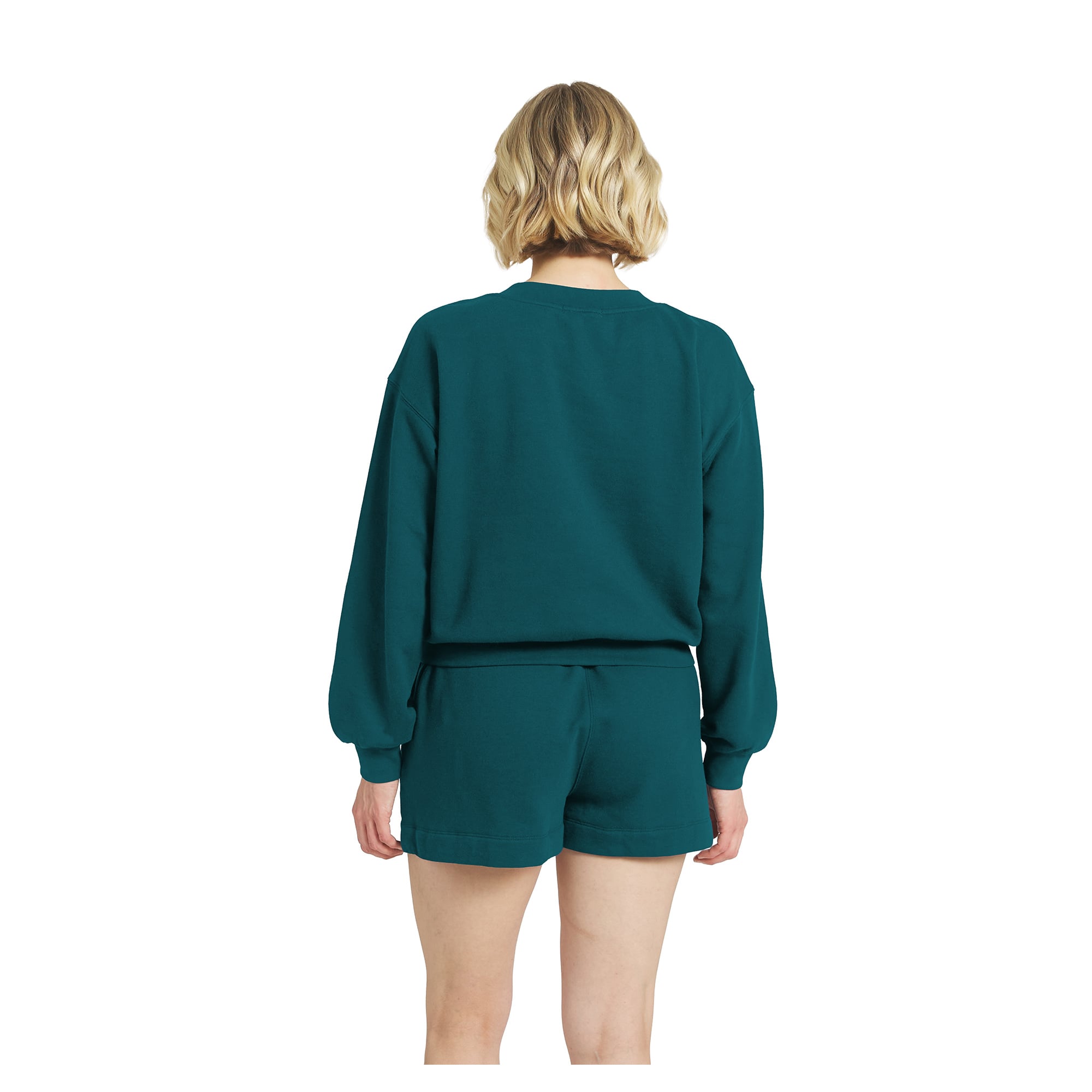 Women's WEAR by Erin Andrews Midnight Green Philadelphia Eagles Fleece V-Neck Lounge Set