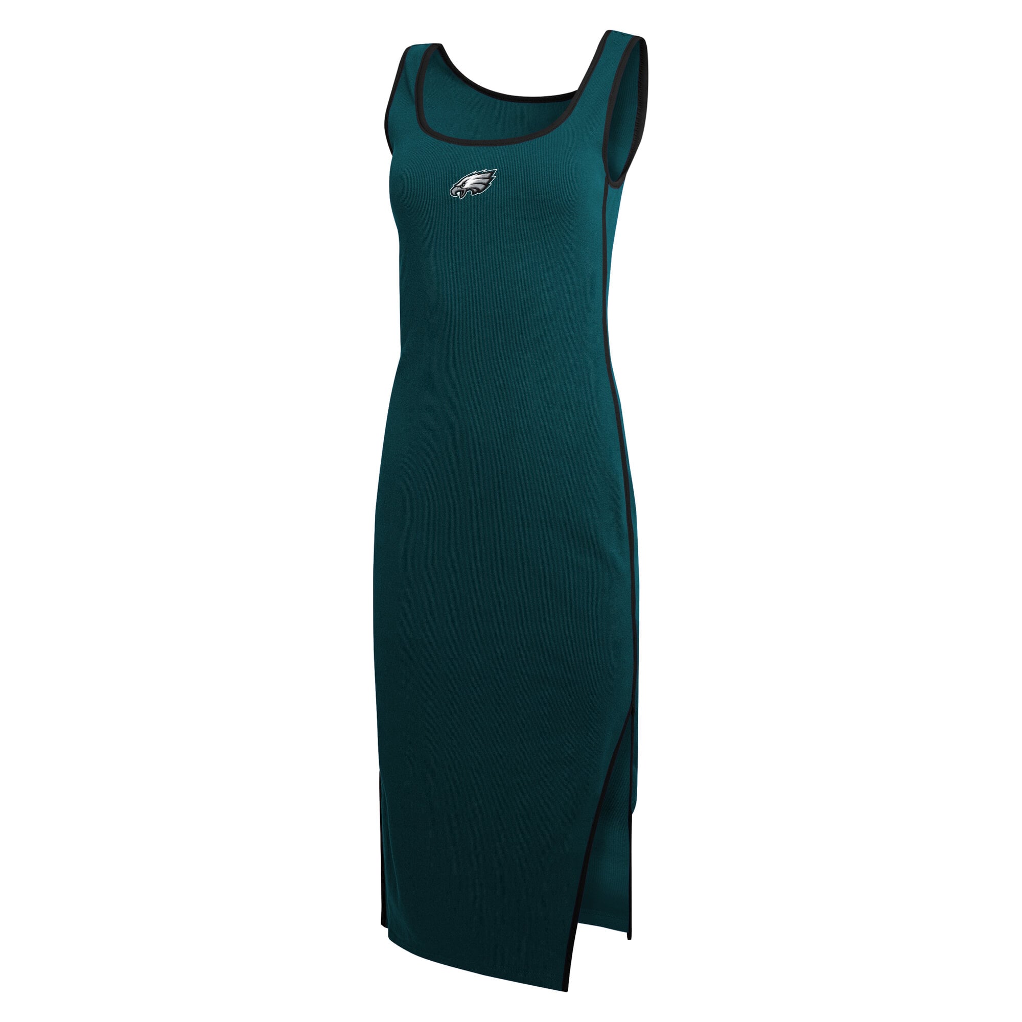 Women's WEAR by Erin Andrews Midnight Green Philadelphia Eagles Ribbed Tank Dress