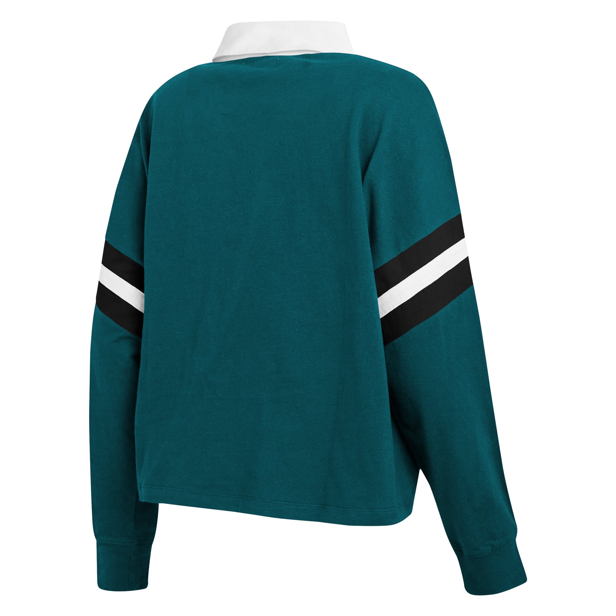 T-shirt à manches longues vert nuit Philadelphia Eagles Rugby pour femmes de la marque WEAR by Erin Andrews