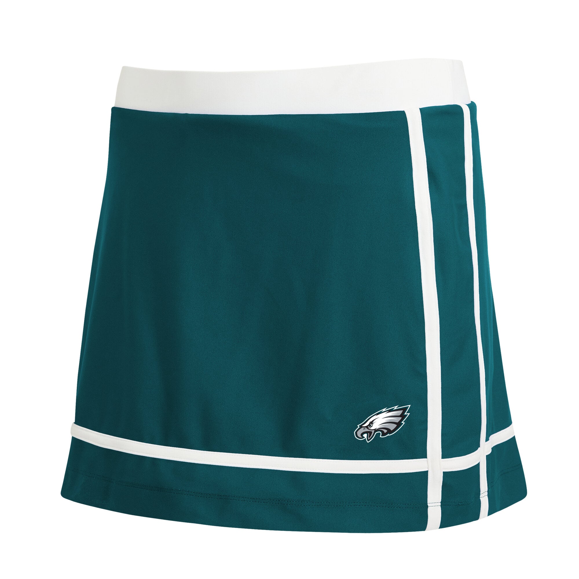 Women's WEAR by Erin Andrews Midnight Green Philadelphia Eagles Stripe Skort