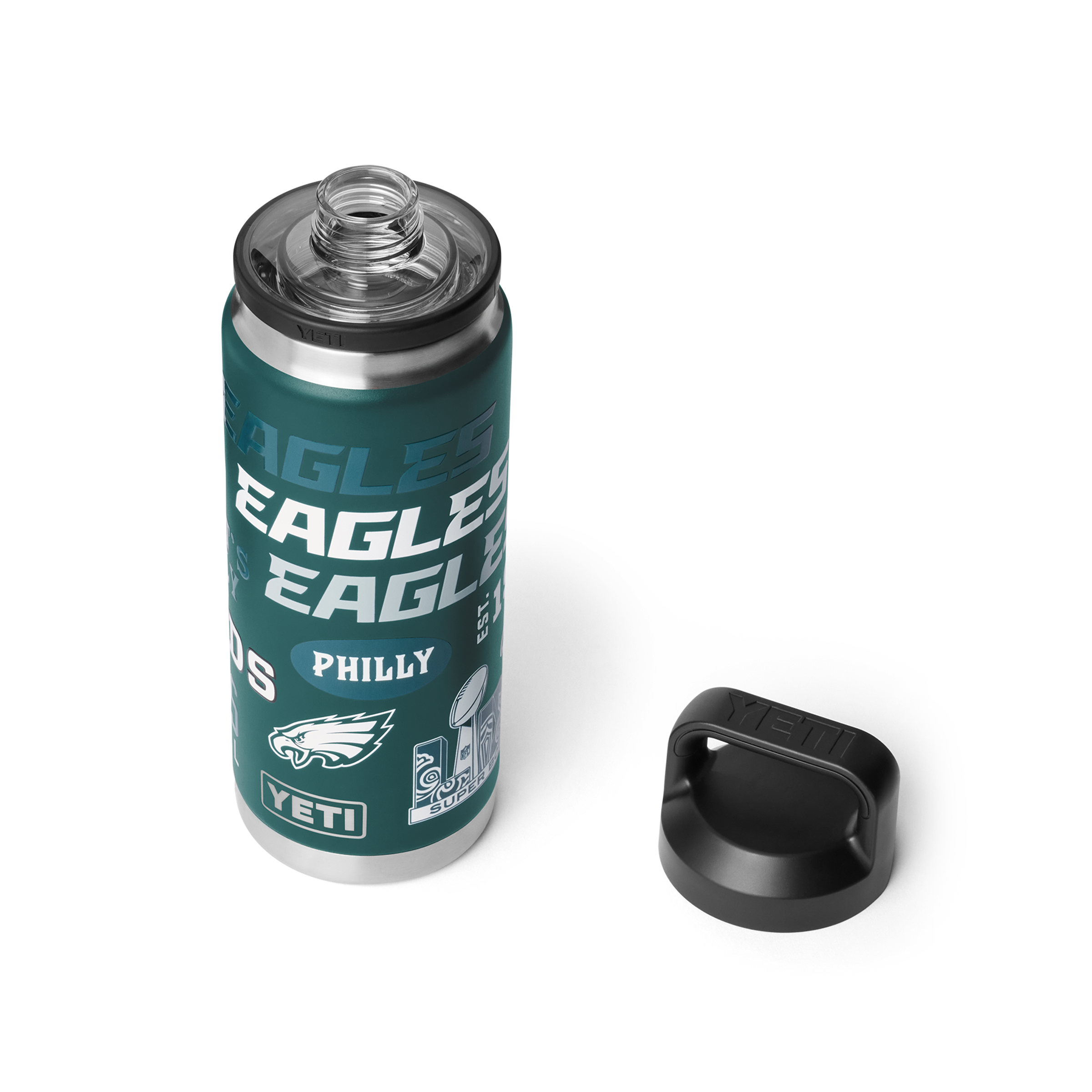 YETI Philadelphia Eagles 26oz. Fandom Rambler Chug Water Bottle
