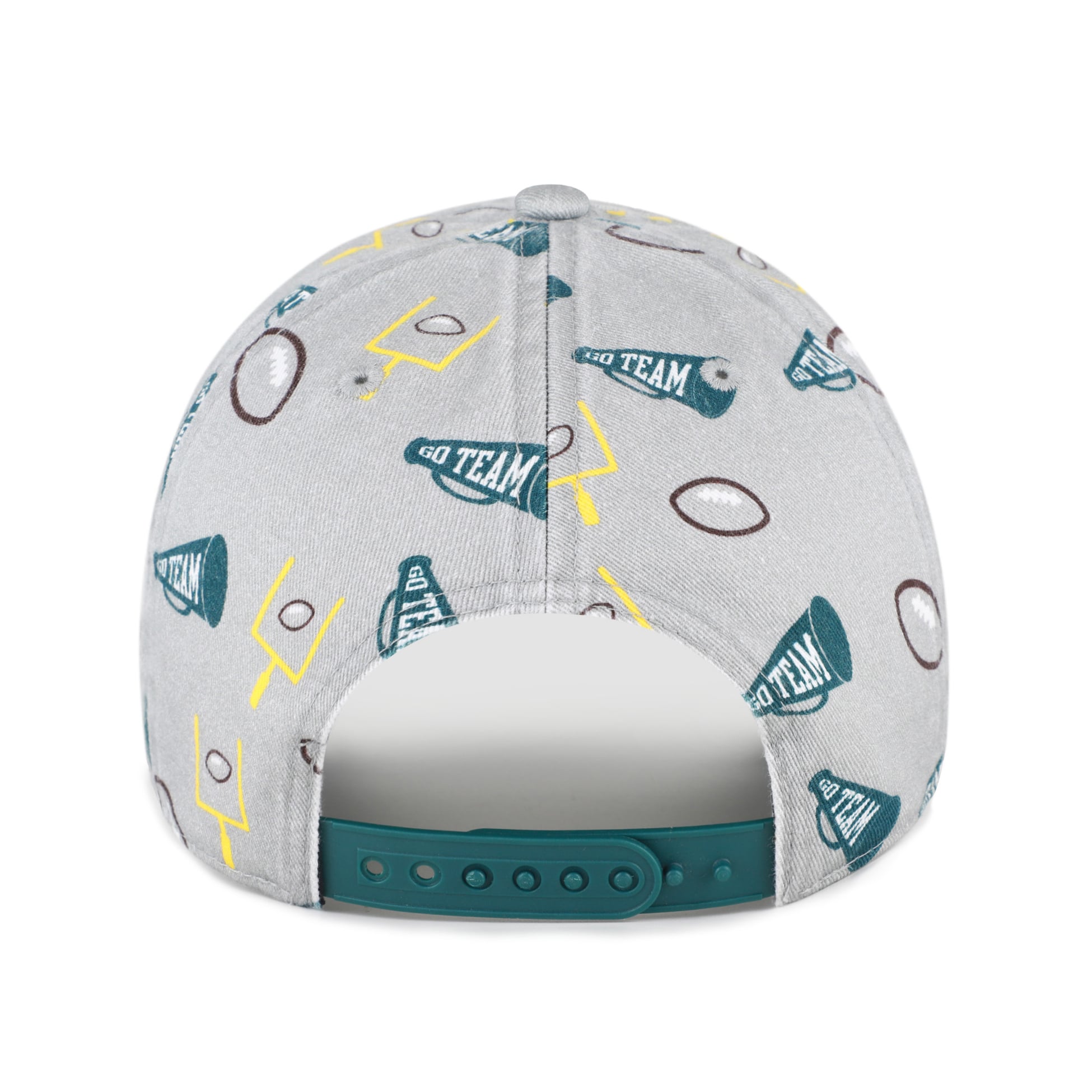 Casquette ajustable Philadelphia Eagles Stomping Ground Clean Up grise pour enfant, modèle 47
