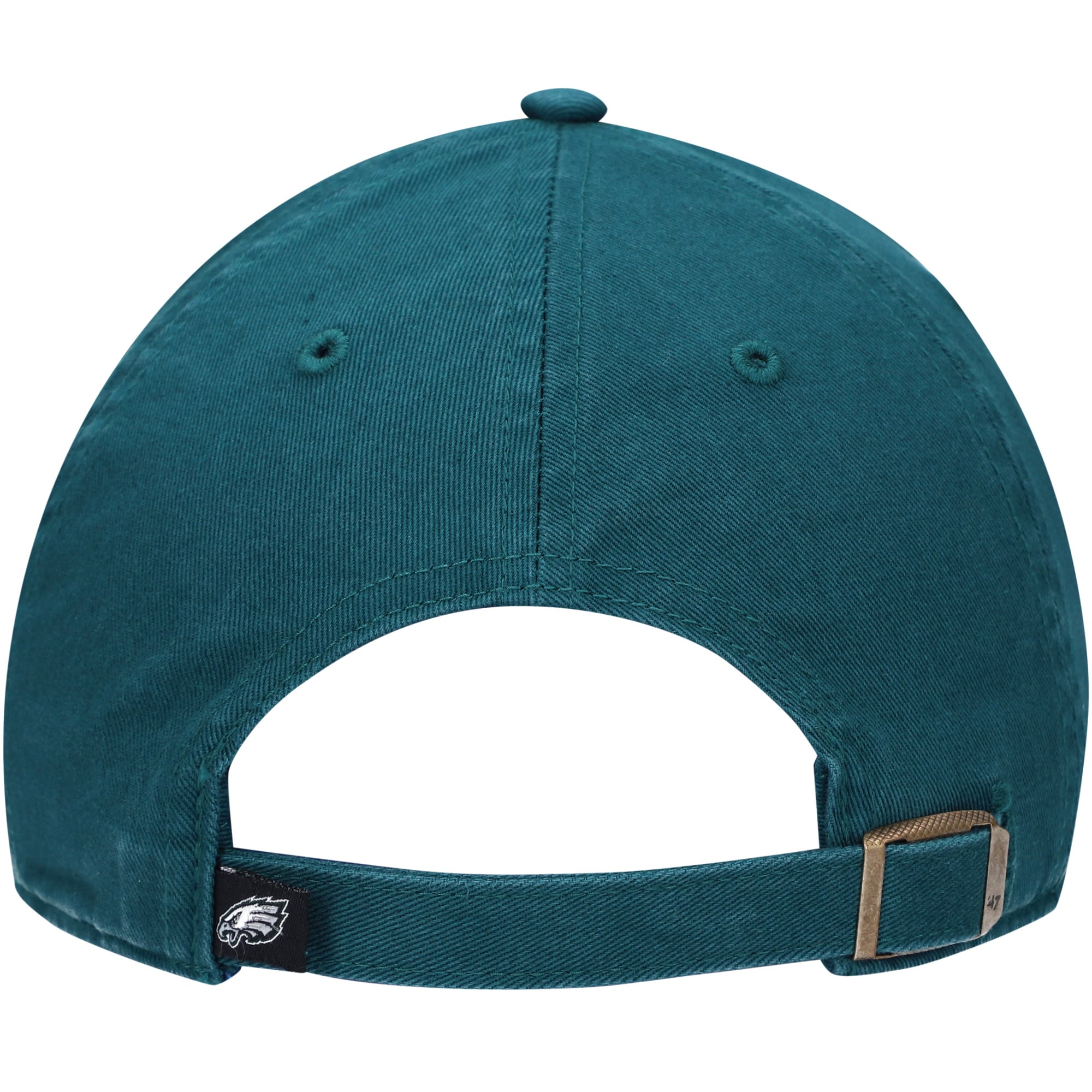 Youth '47 Midnight Green Philadelphia Eagles Logo Clean Up Adjustable Hat