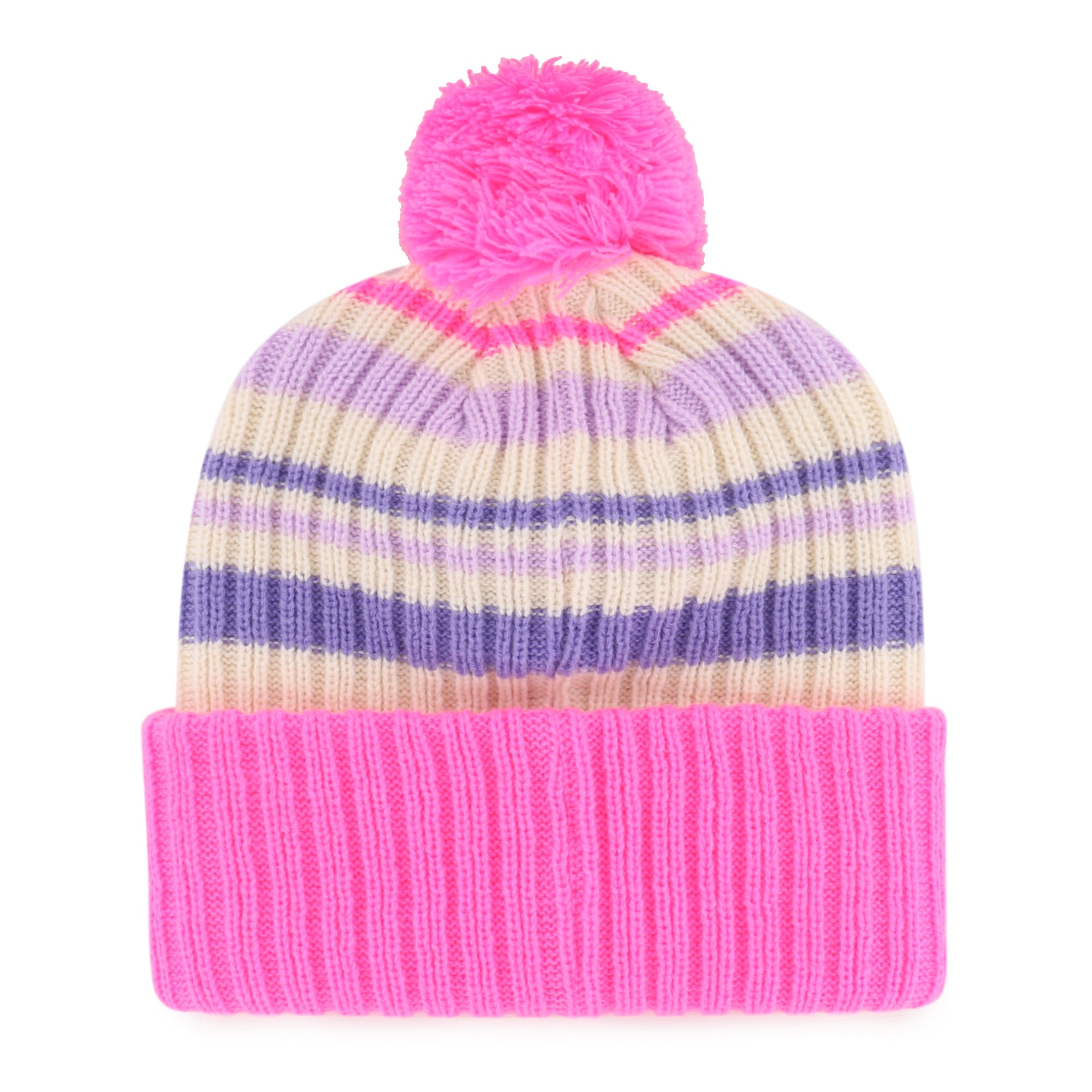 Youth '47 Pink Philadelphia Eagles Snow Fort Cuffed Knit Hat
