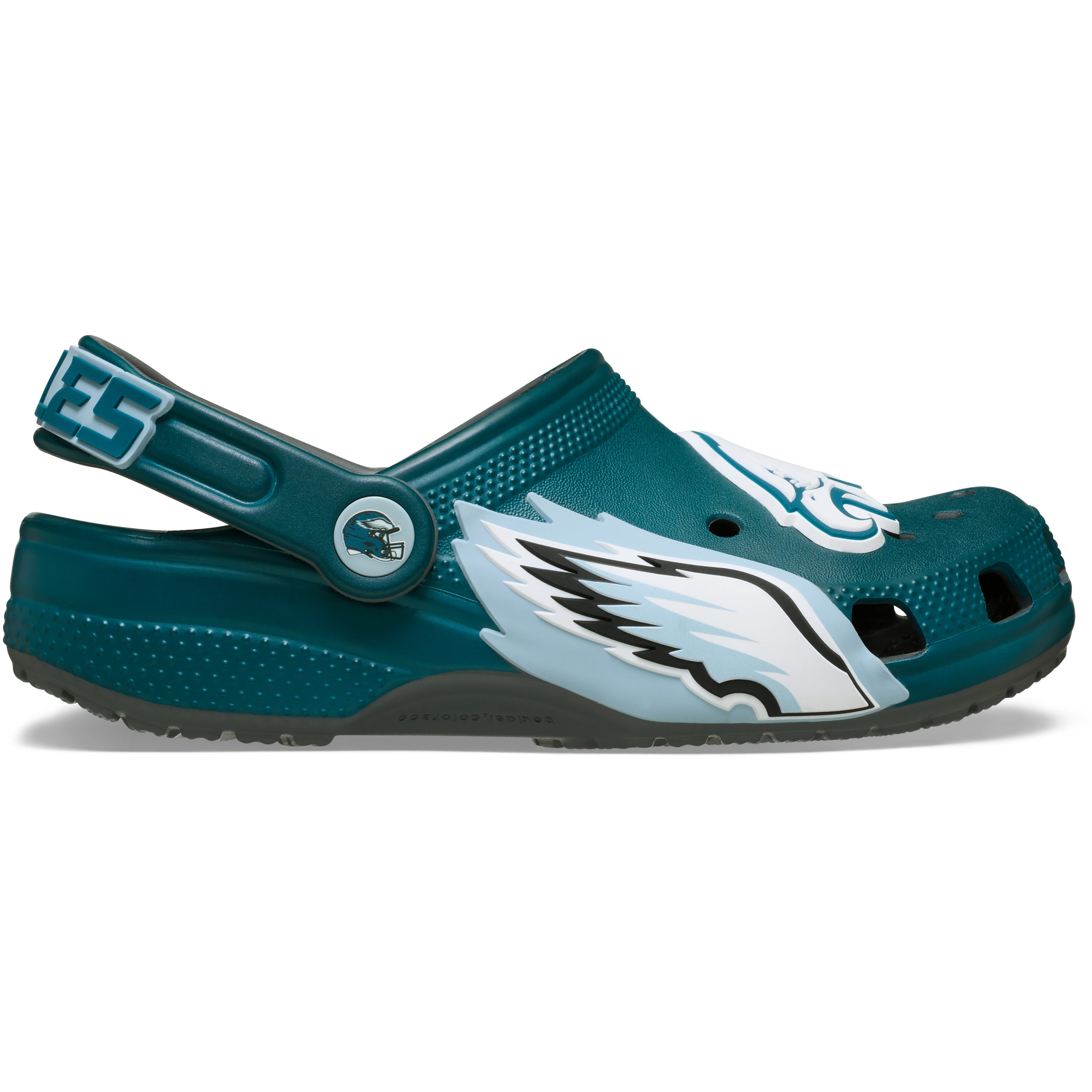 Youth Crocs Midnight Green Philadelphia Eagles Classic Clog