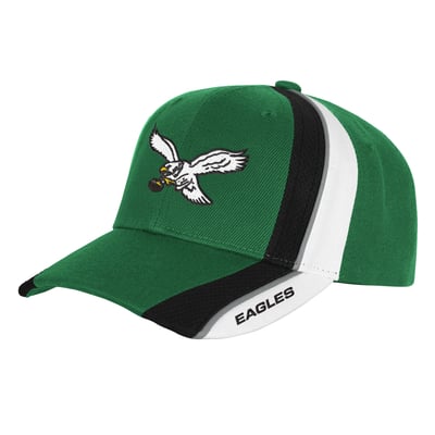 Philadelphia Eagles Mitchell & Ness Youth Club Downforce Pro Crown Snapback Hat - Kelly Green
