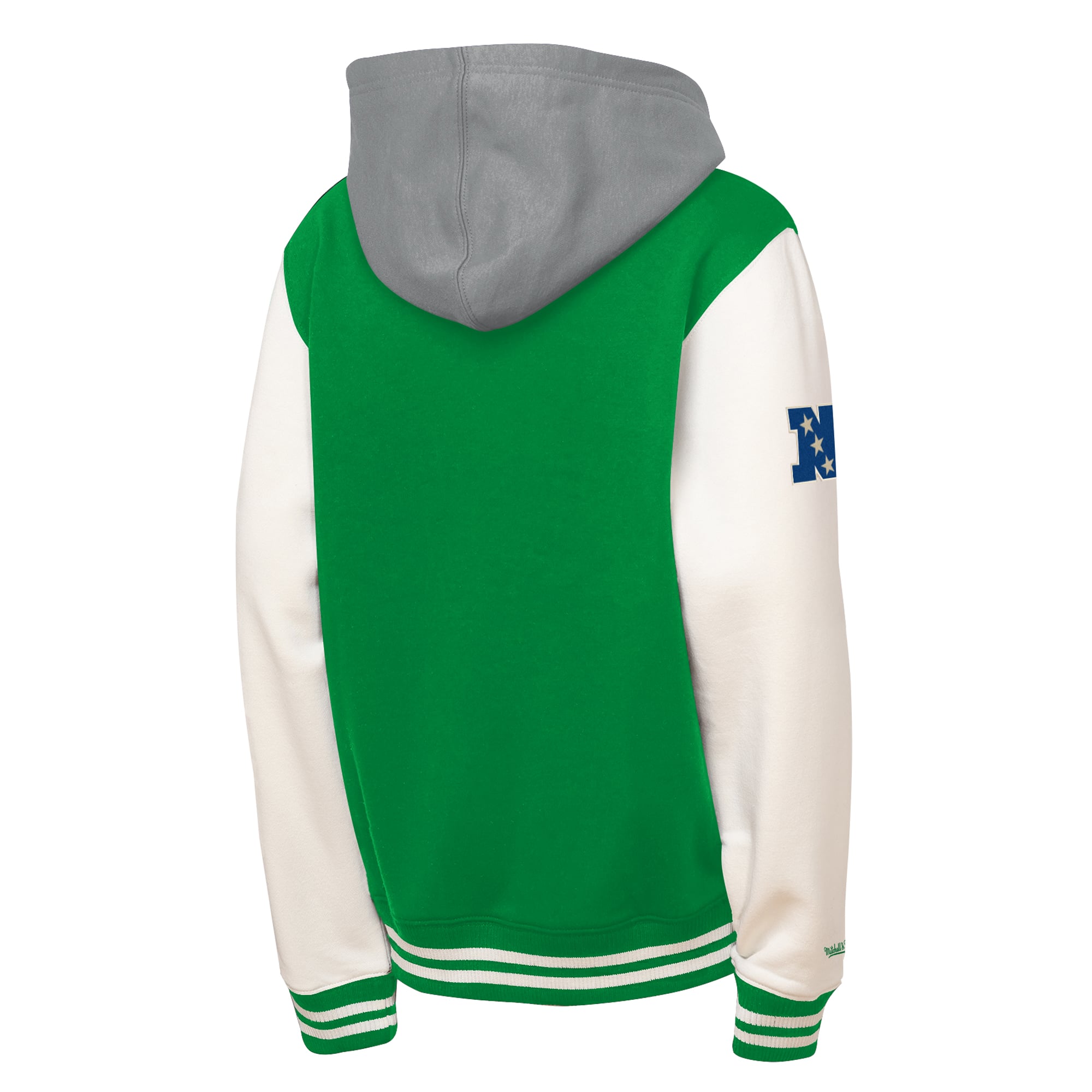 Veste polaire à boutons-pression Mitchell & Ness Kelly Green Philadelphia Eagles pour enfant