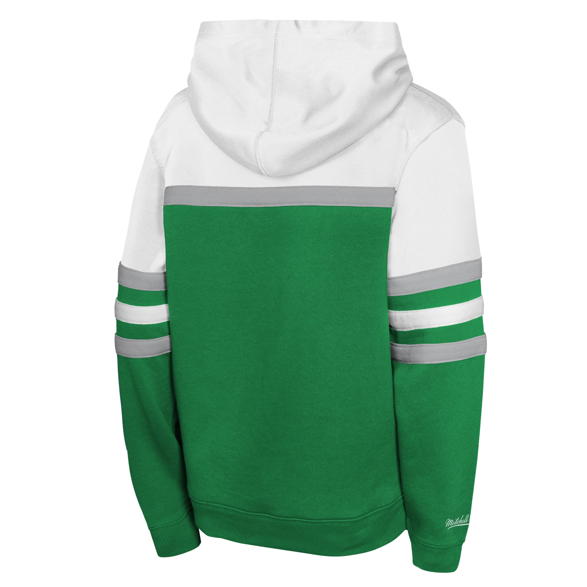 Youth Mitchell & Ness Kelly Green Philadelphia Eagles Throwback Head Coach Hoodie