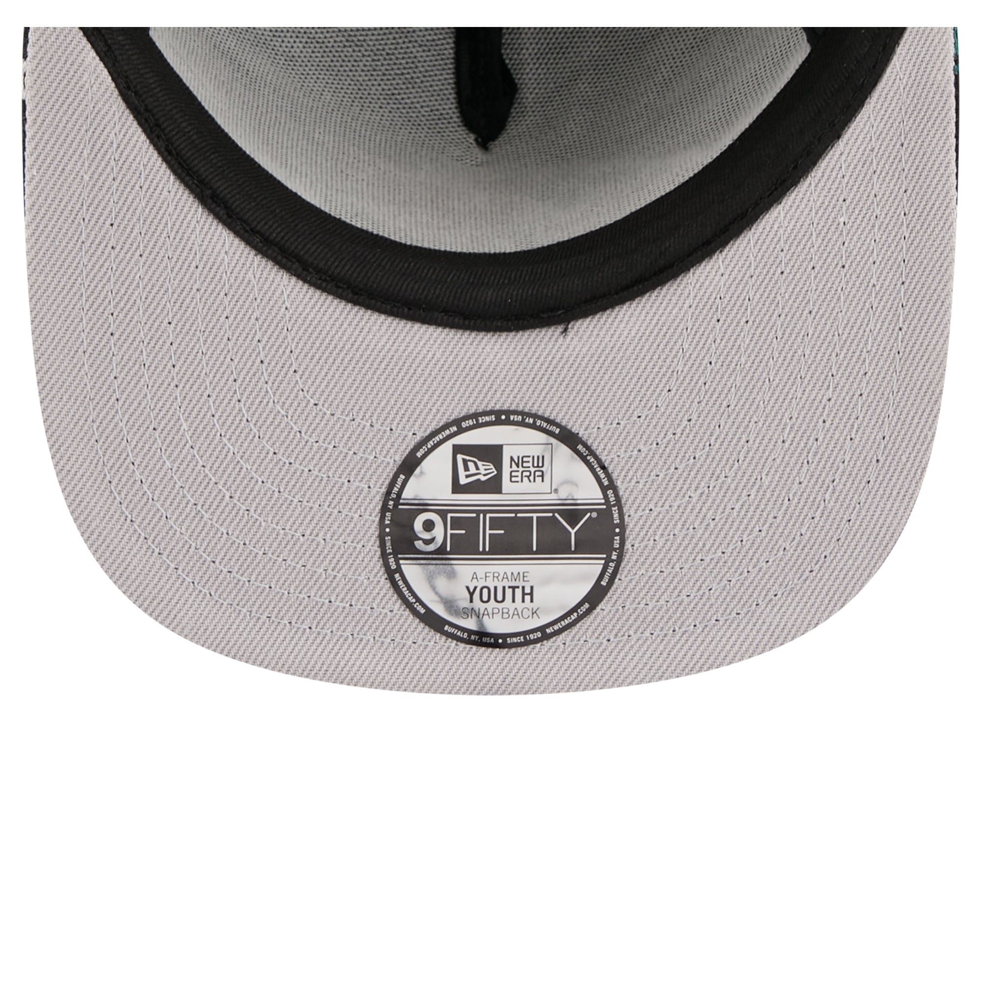 Youth New Era Black Philadelphia Eagles Bolt A-Frame 9FIFTY Snapback Hat