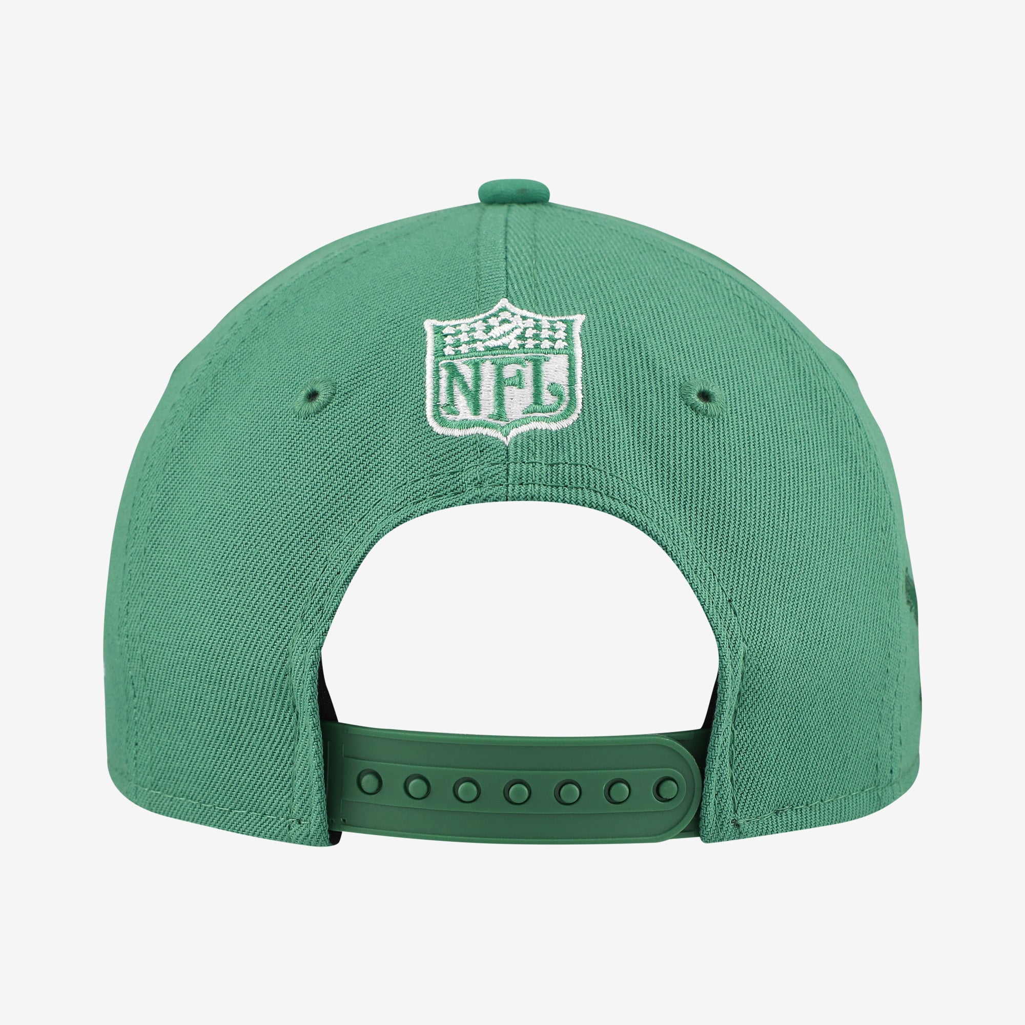 Casquette ajustable New Era Kelly Green Philadelphia Eagles 9FORTY pour jeunes