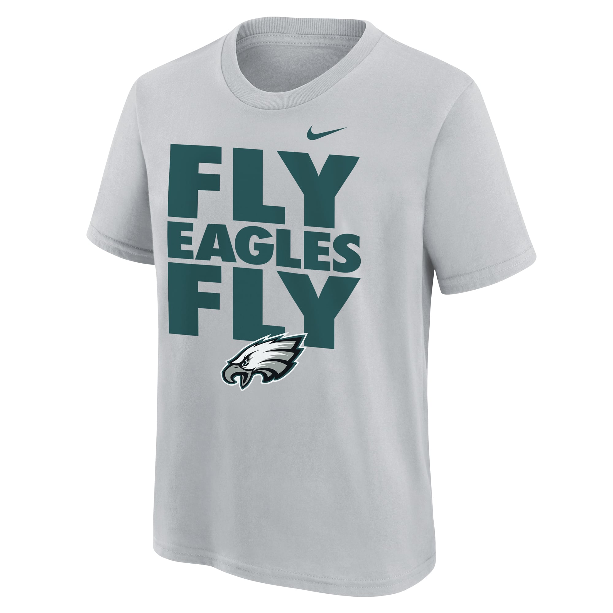 Youth Nike  Gray Philadelphia Eagles Slogan T-Shirt