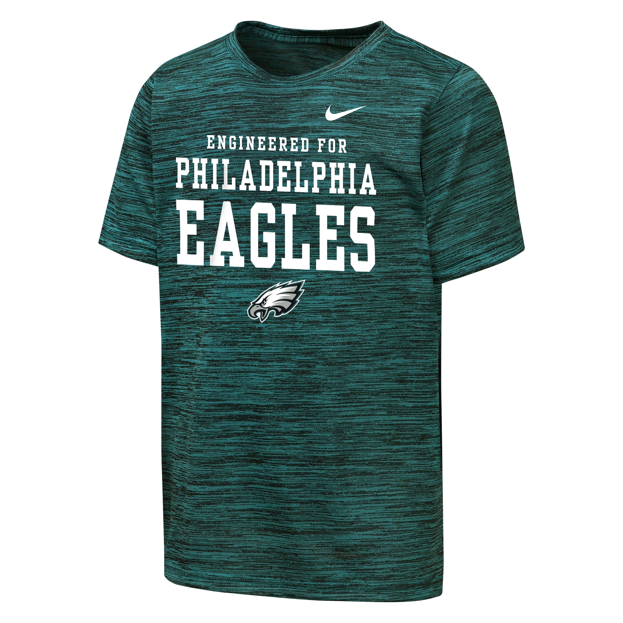 Youth Nike Midnight Green Philadelphia Eagles Legend Velocity T-Shirt