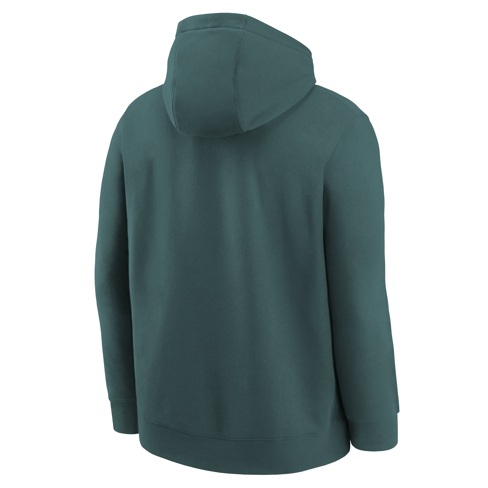 Youth Nike Midnight Green Philadelphia Eagles Logo Arch Fleece Hoodie