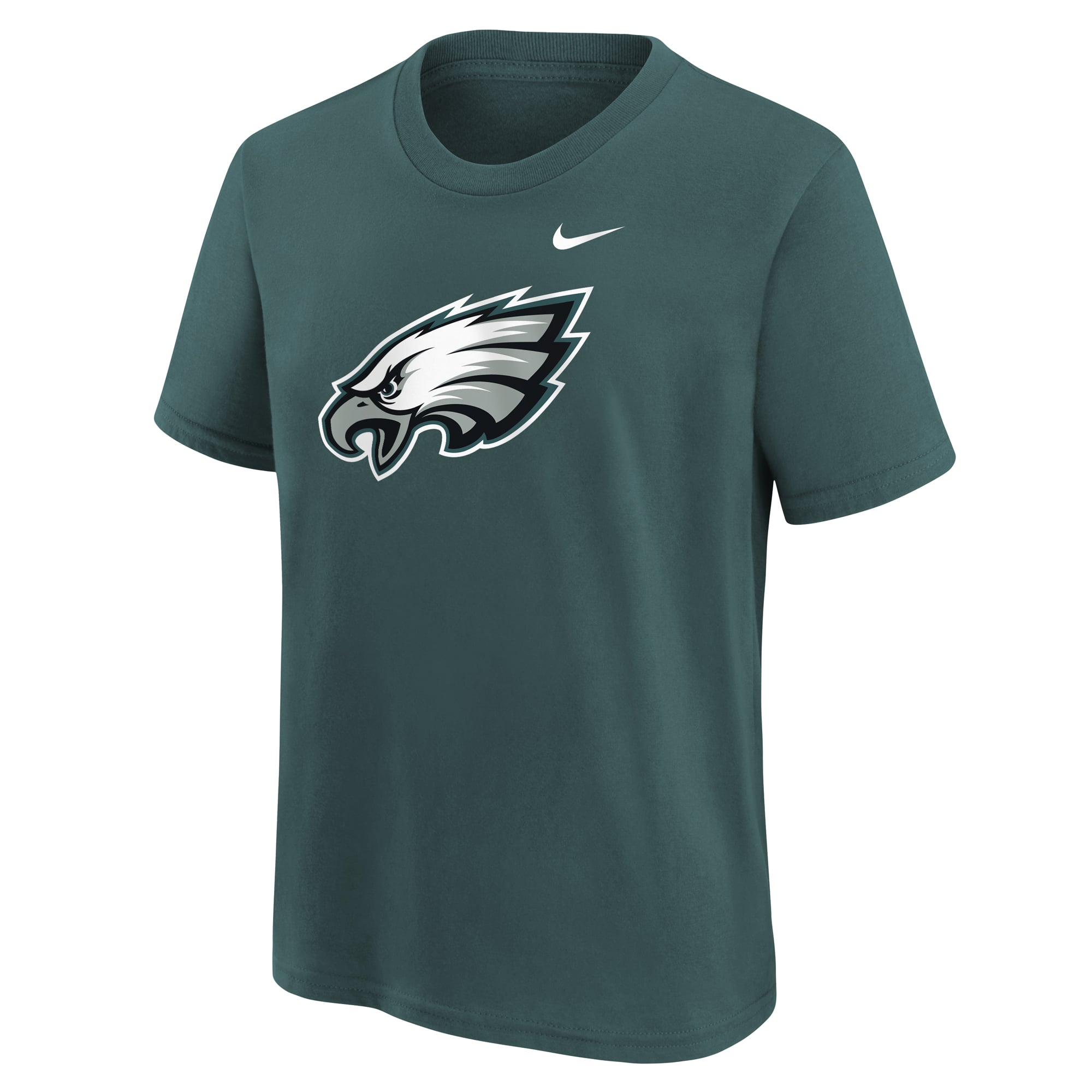T-shirt Nike vert nuit pour enfant avec logo des Eagles de Philadelphie