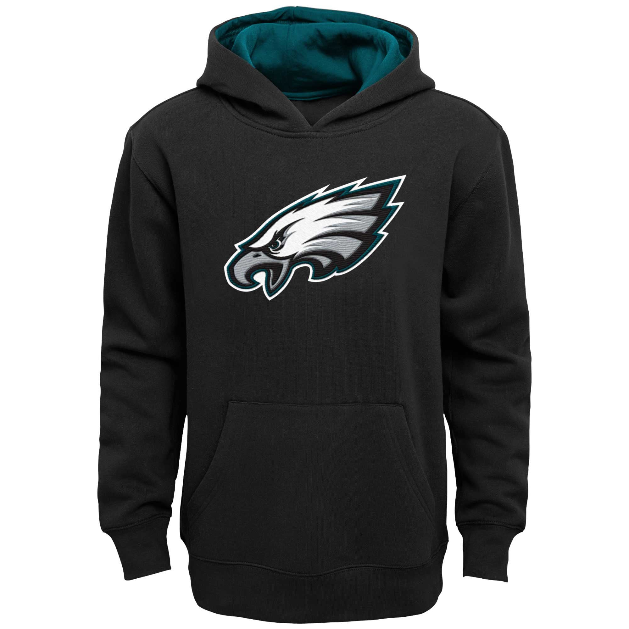 Youth Outerstuff Natural Philadelphia Eagles Prime Pullover Hoodie