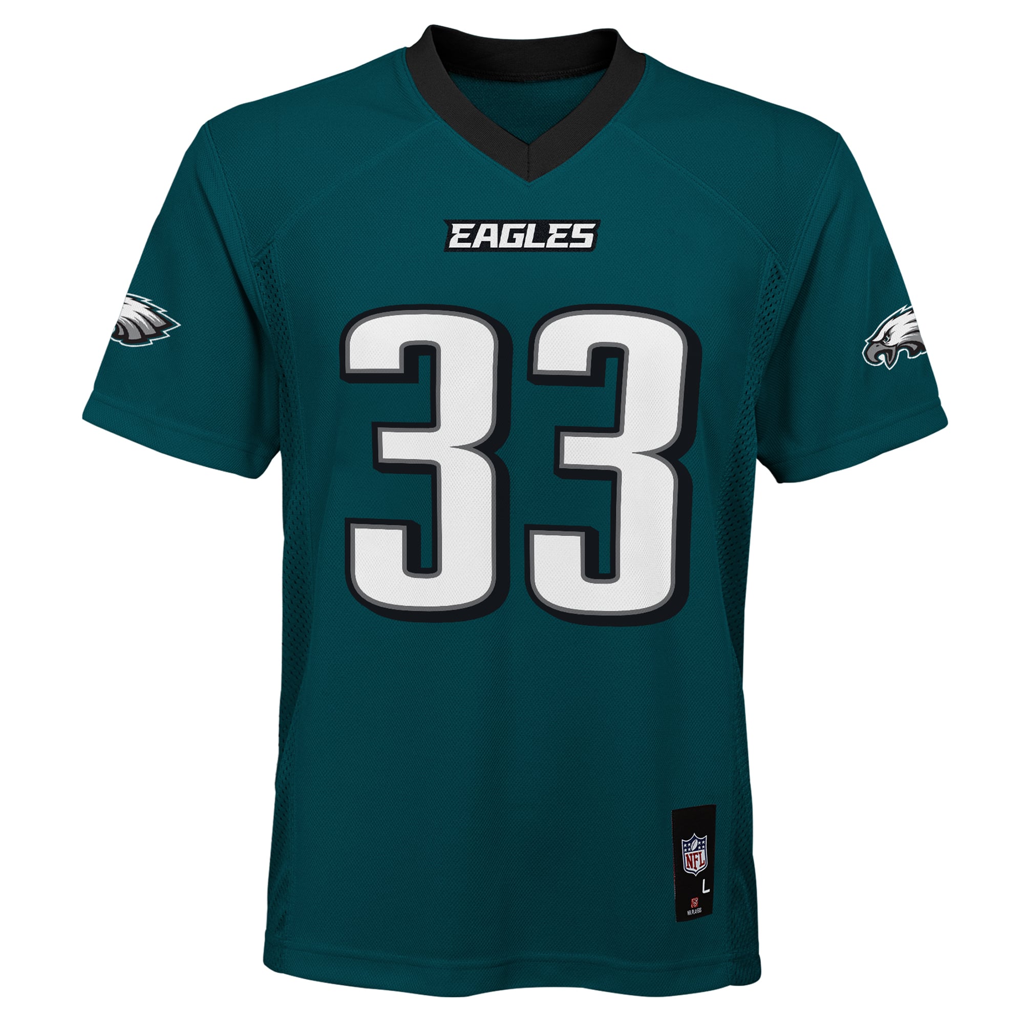 Maillot réplique de l'équipe des Eagles Philadelphie, vert nuit, Cooper DeJean, pour jeunes, Outerstuff