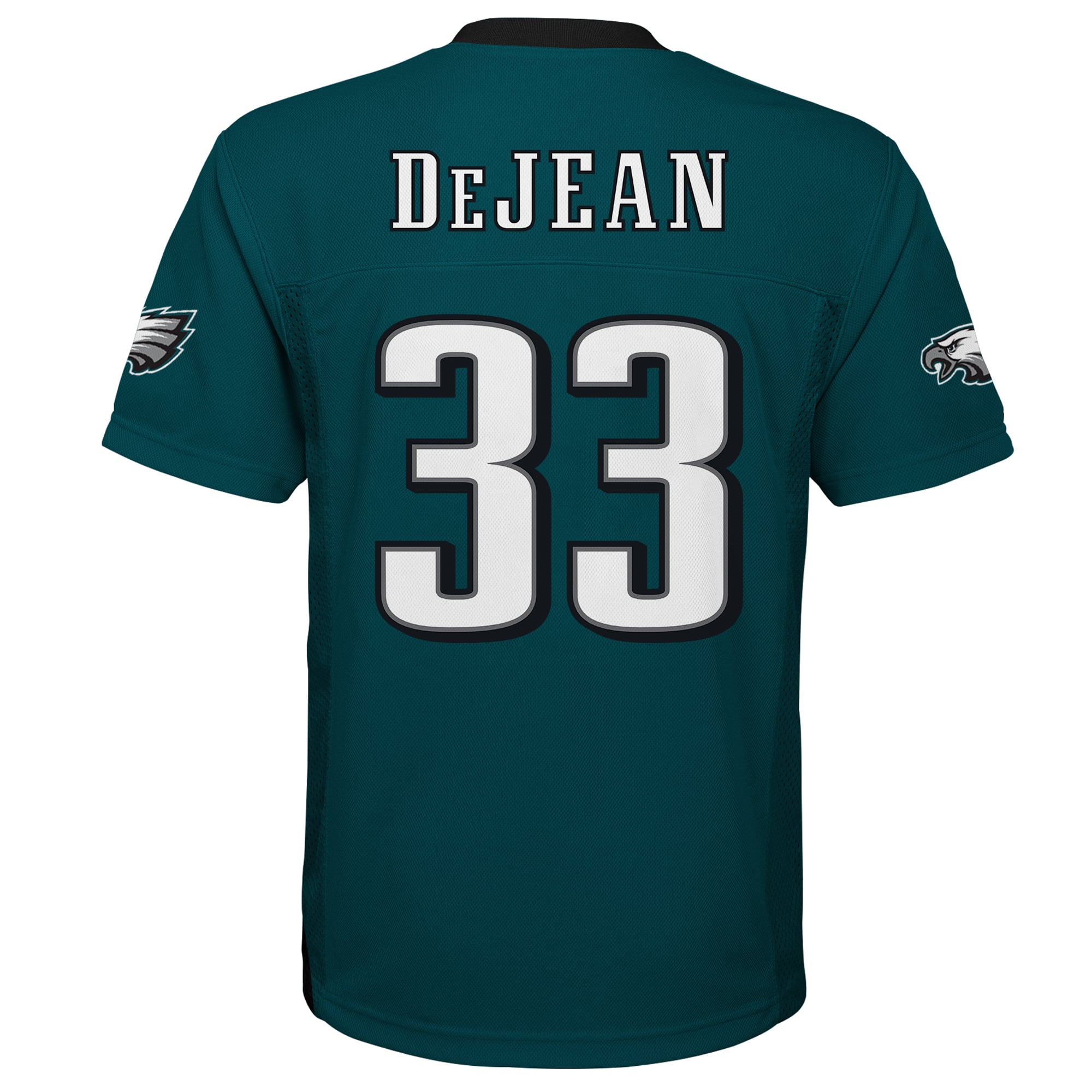 Maillot réplique de l'équipe des Eagles Philadelphie, vert nuit, Cooper DeJean, pour jeunes, Outerstuff
